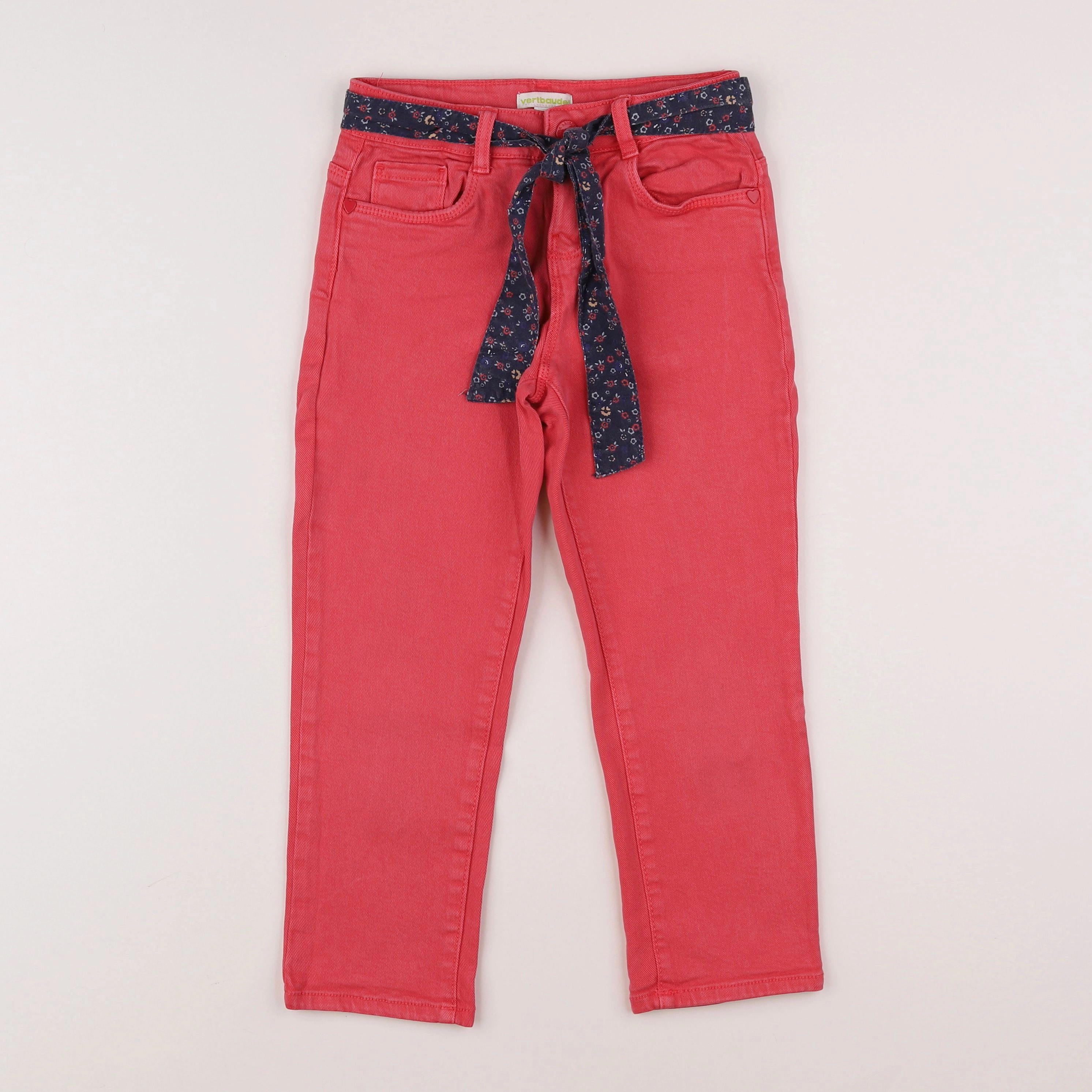 Vertbaudet - pantalon rose - 8 ans
