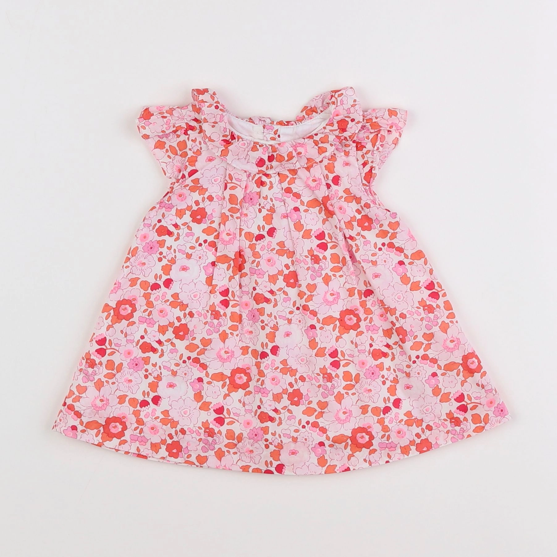 Jacadi - robe liberty rose - 3 mois