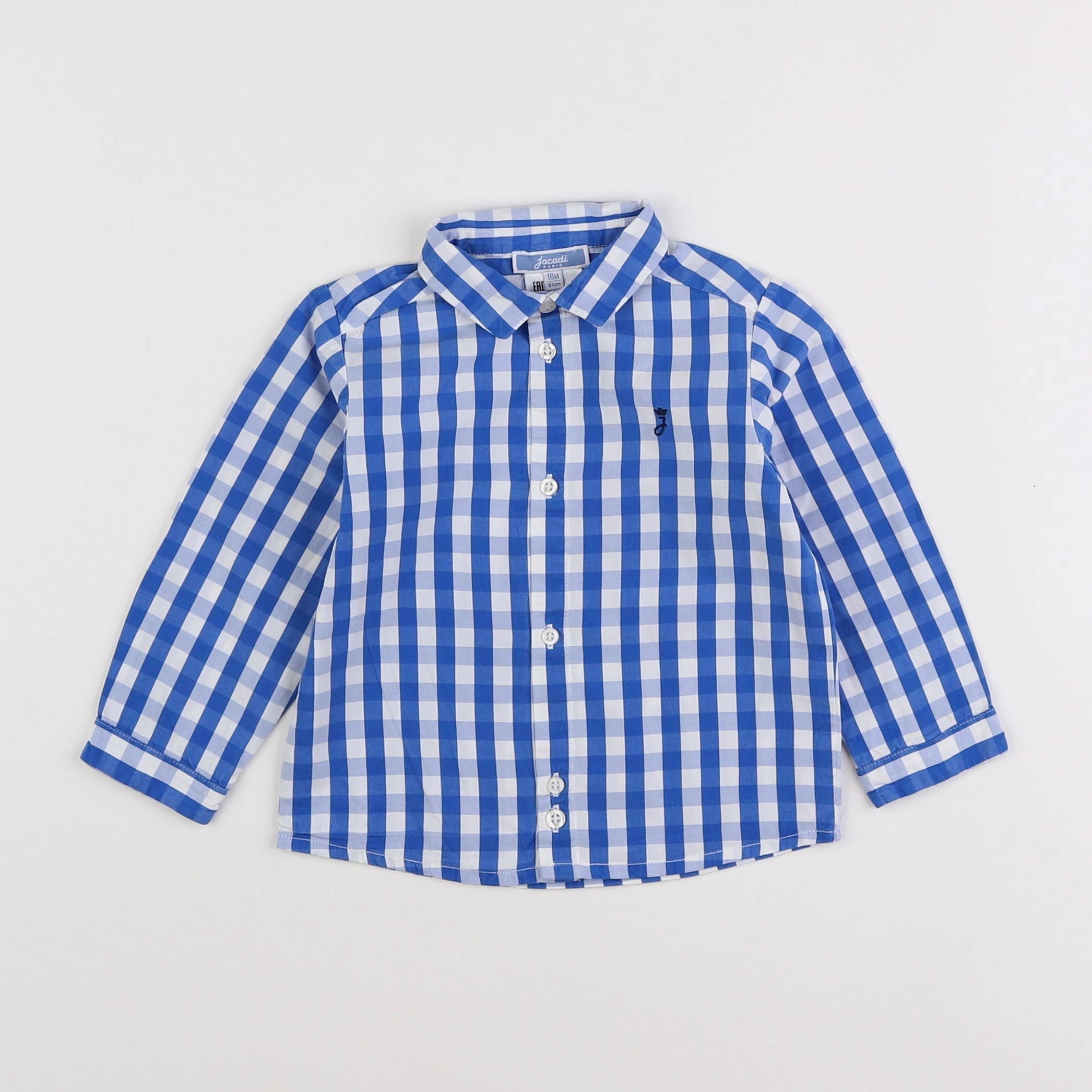 Jacadi - chemise bleu - 18 mois