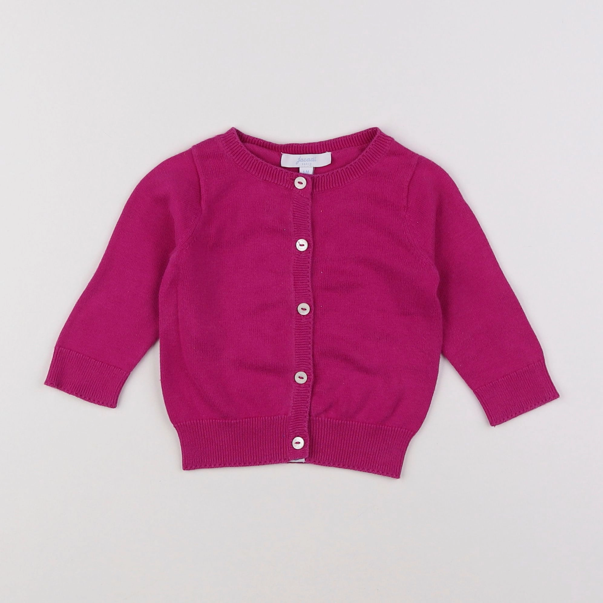 Jacadi - gilet rose - 6 mois