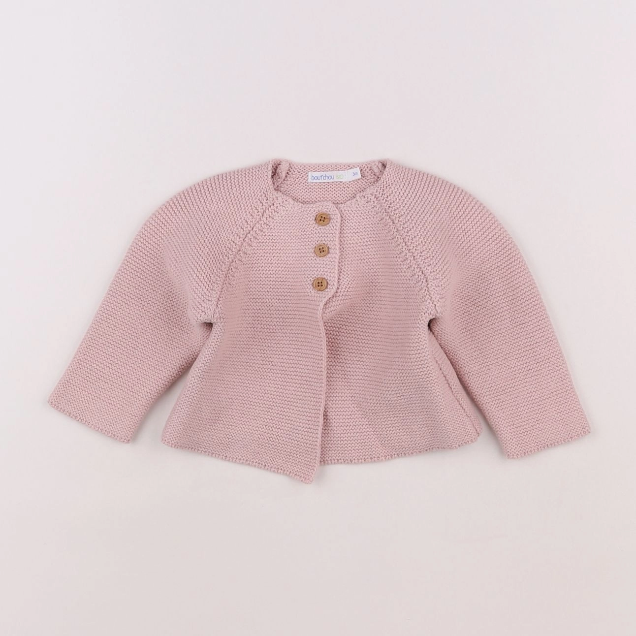 Boutchou - gilet rose - 3 mois