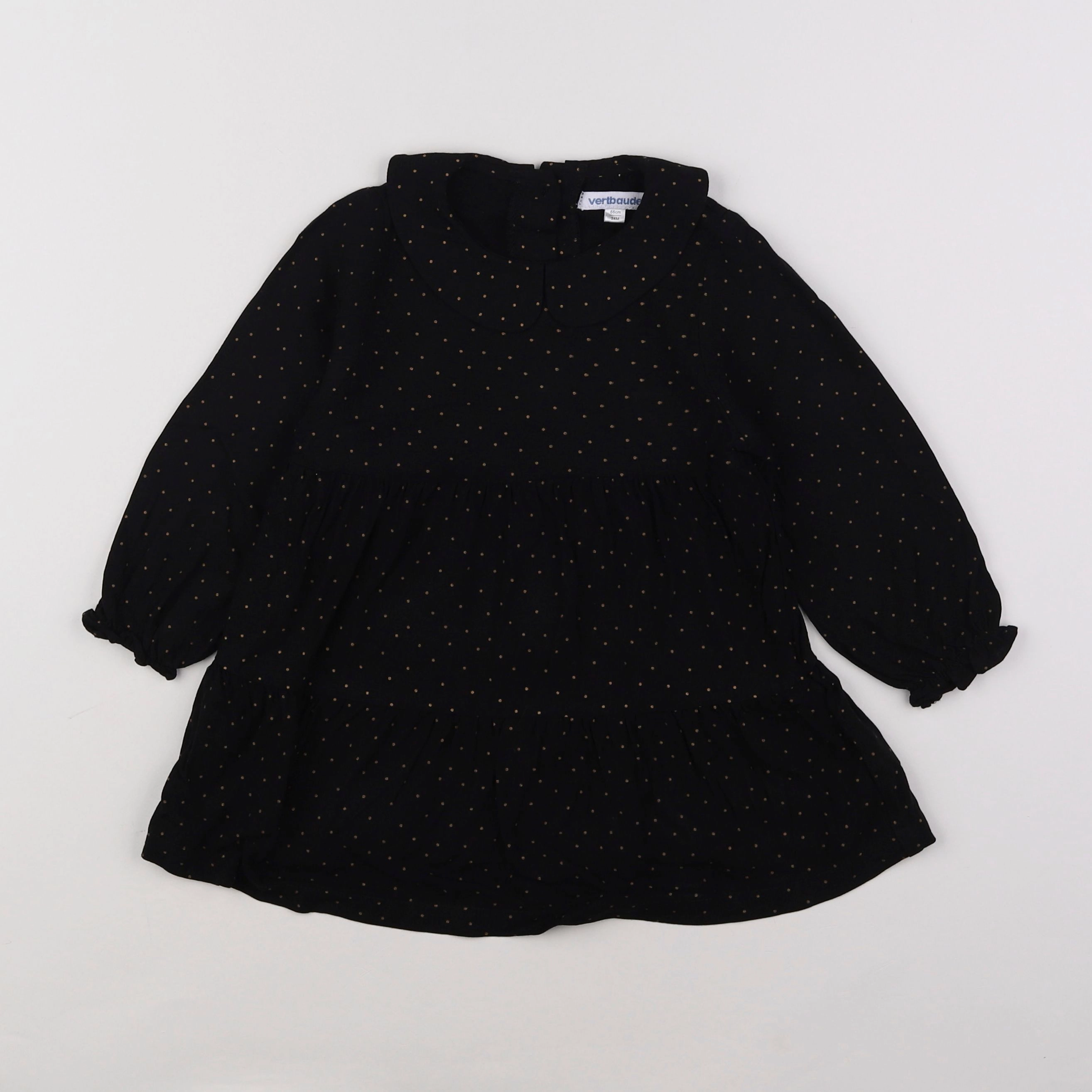 Vertbaudet - robe noir - 2 ans