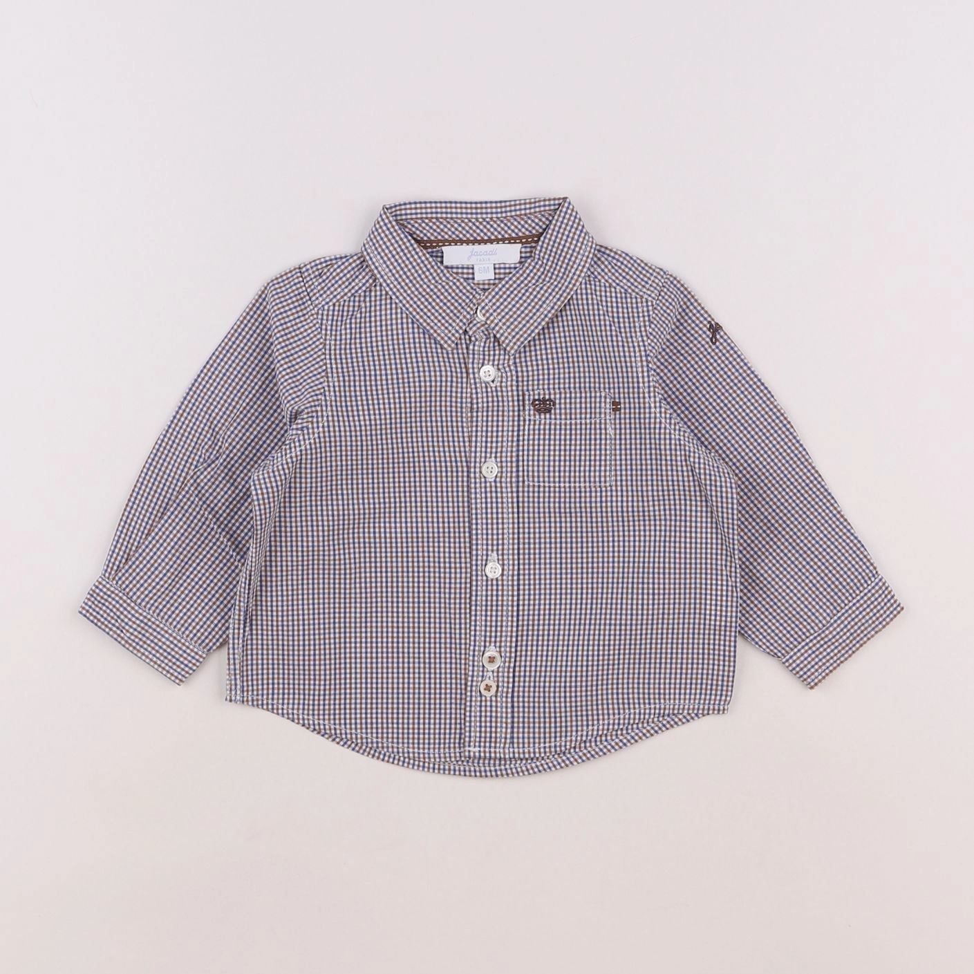 Jacadi - chemise marron - 6 mois