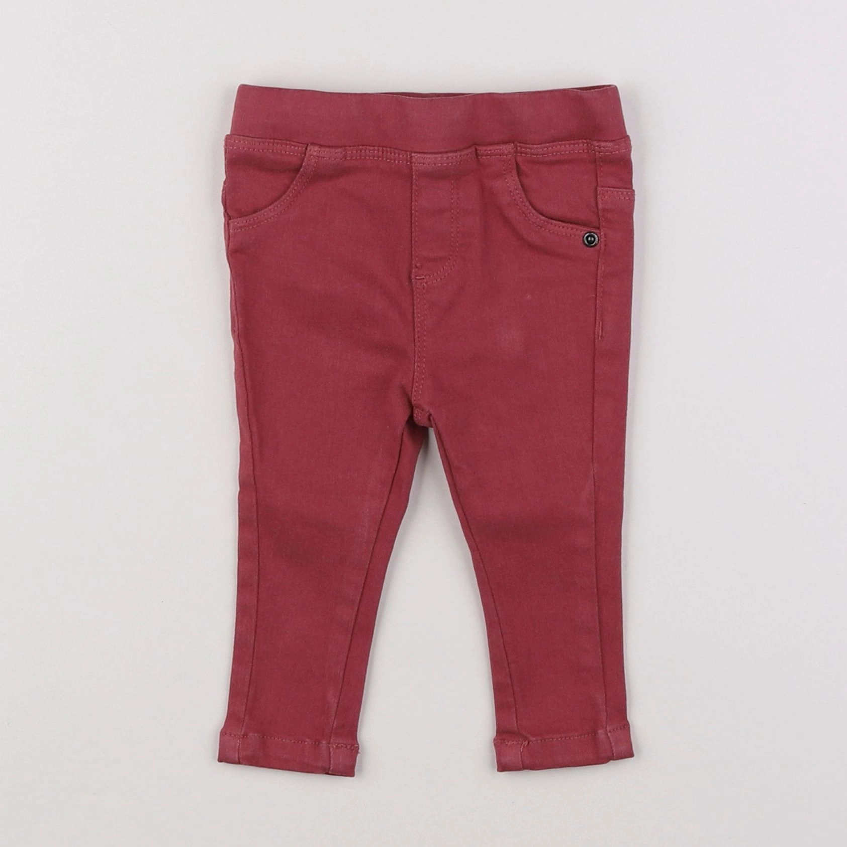 Vertbaudet - jegging rose - 9 mois