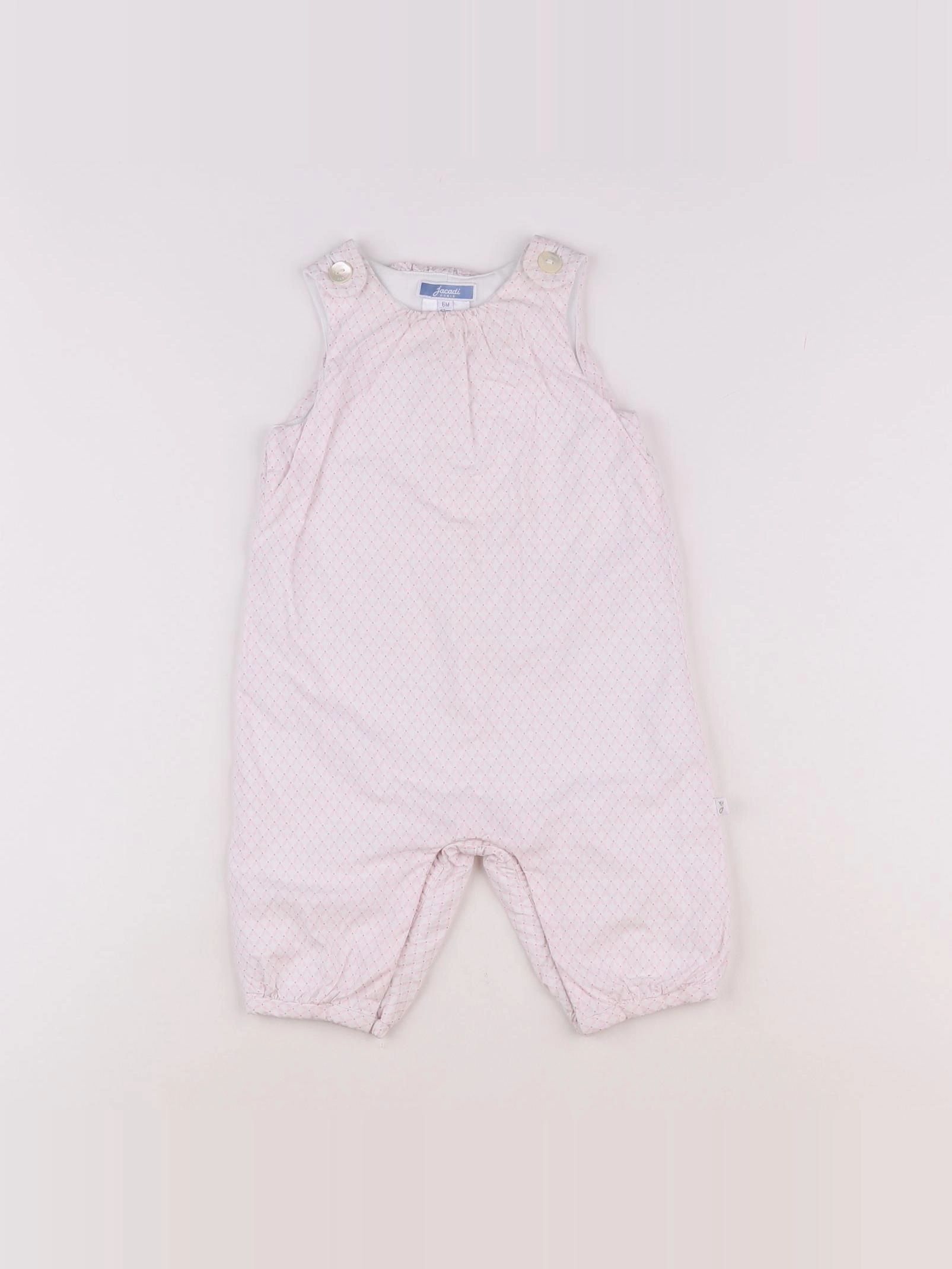 Jacadi - combinaison rose - 6 mois