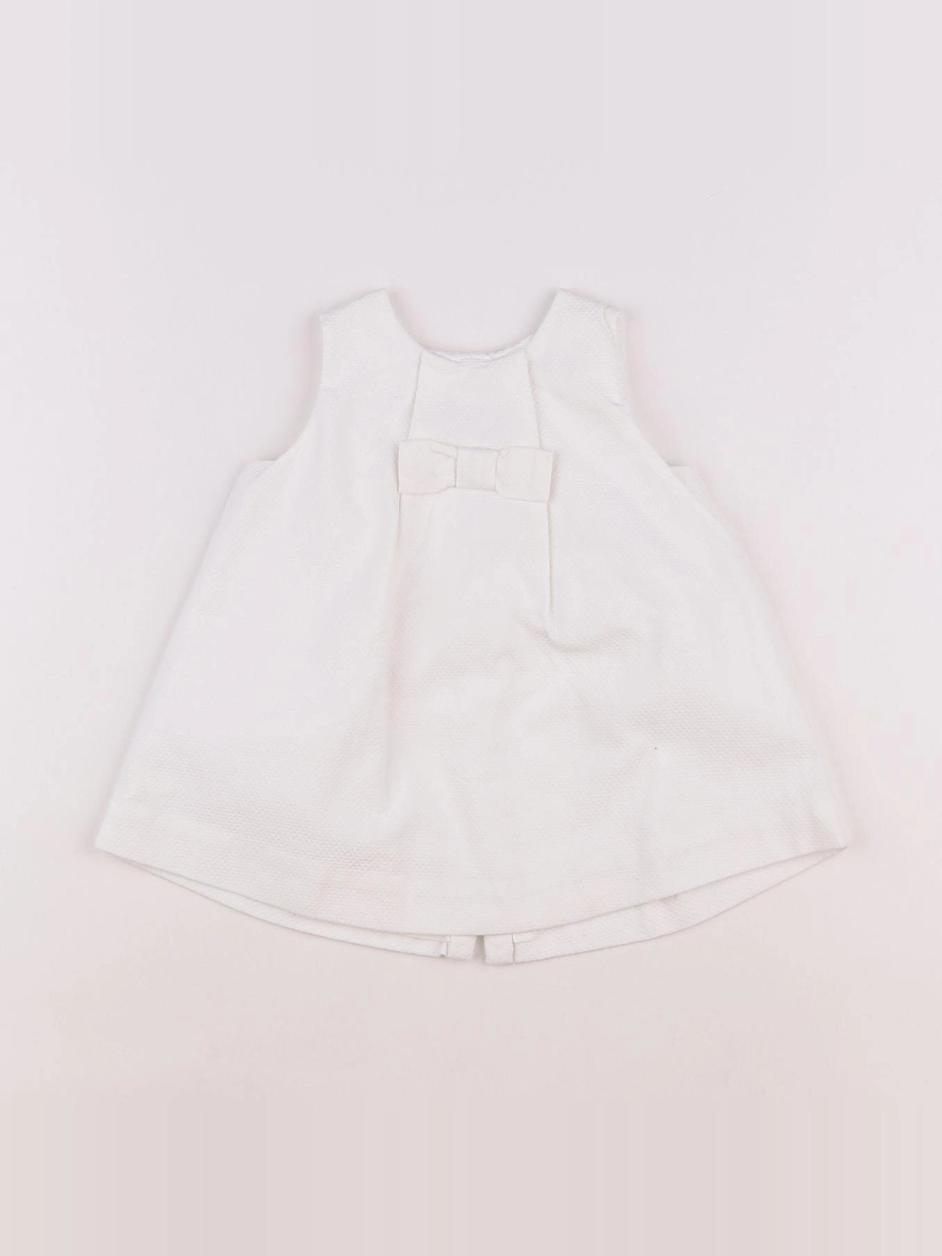 Jacadi - robe blanc - 6 mois