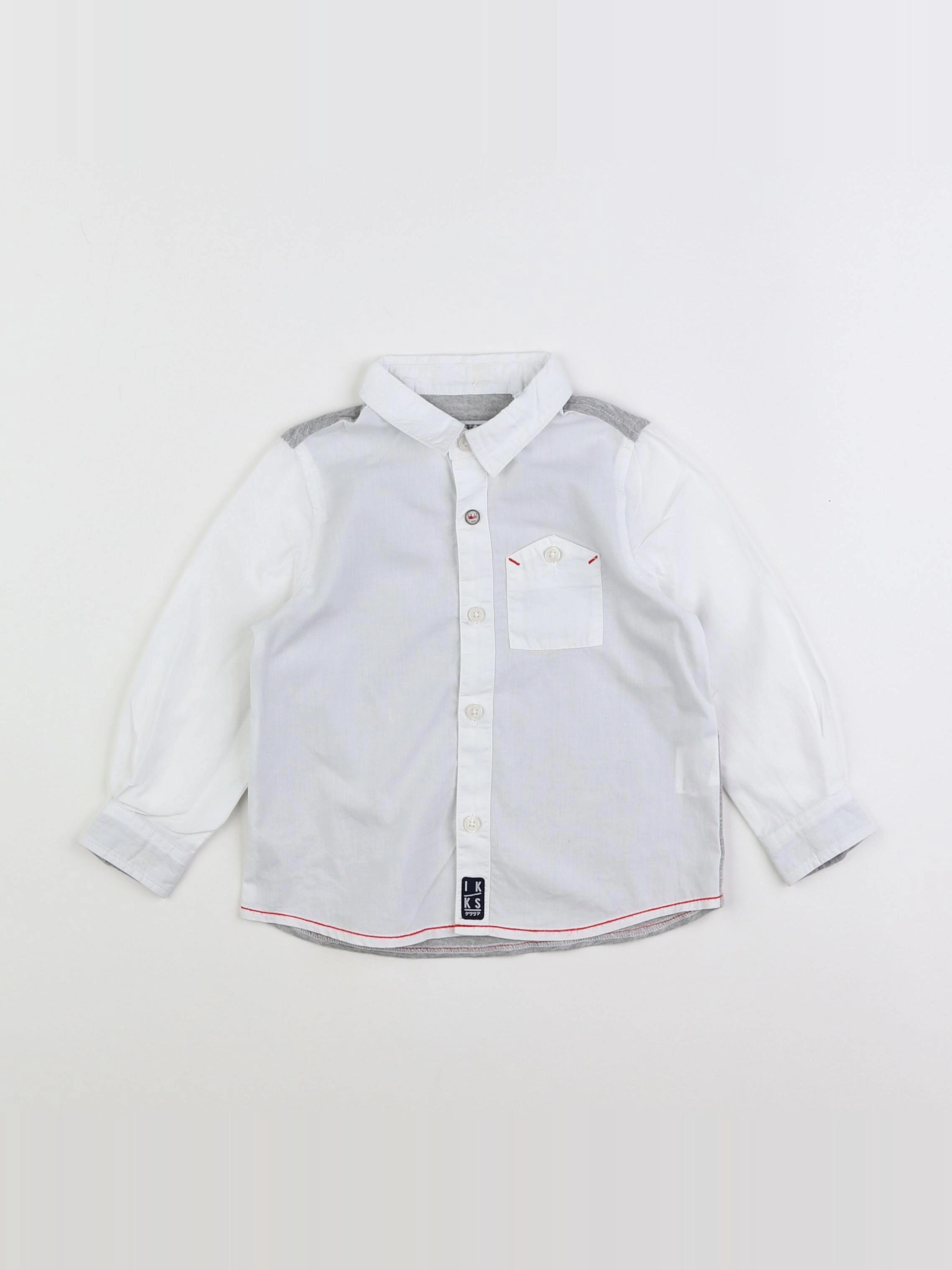 IKKS - chemise blanc - 18 mois