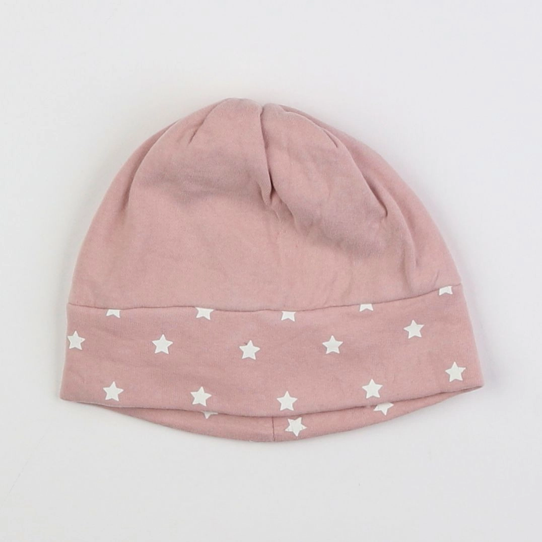 Vertbaudet - bonnet rose - 9 mois