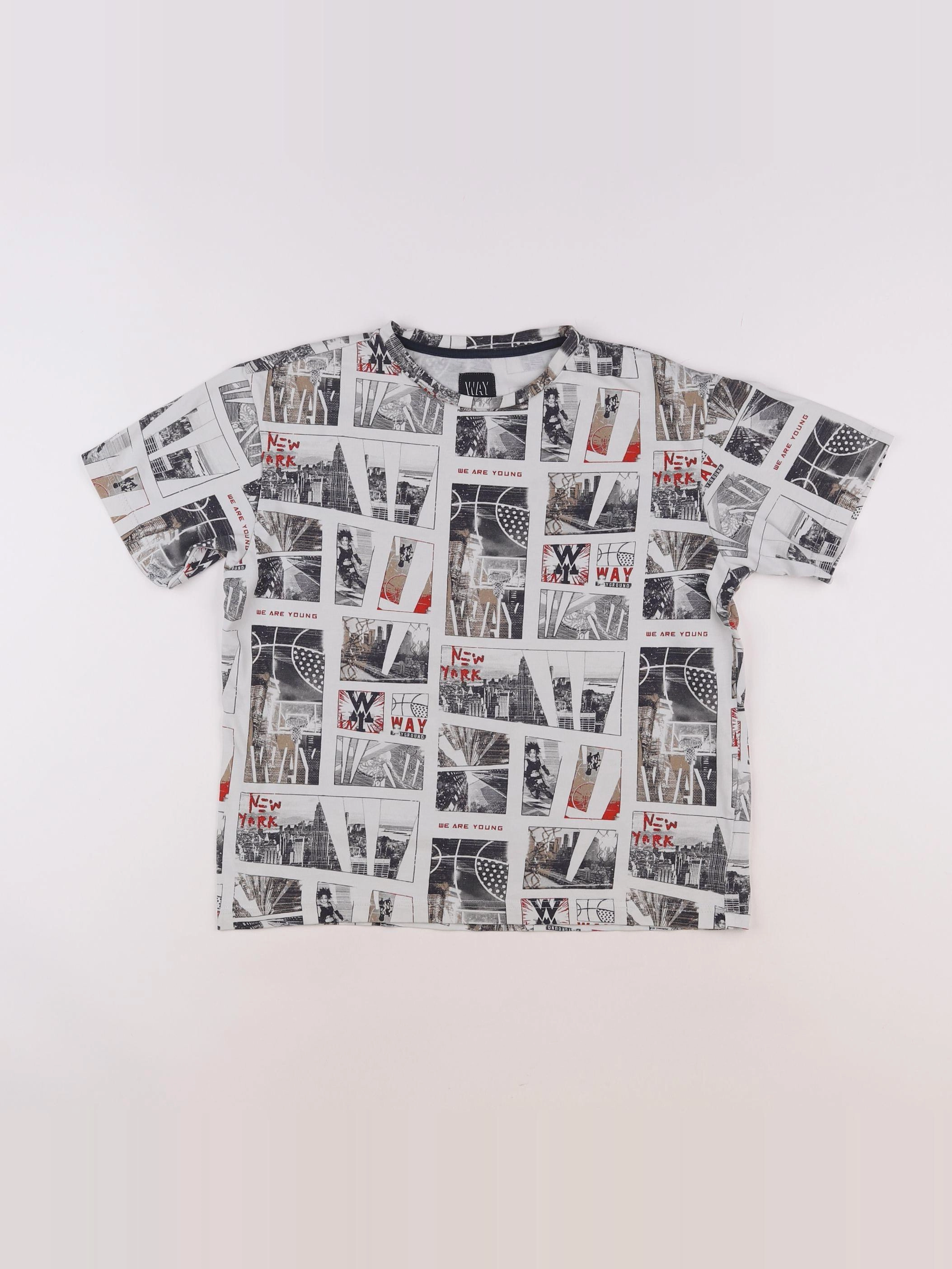 IKKS - tee-shirt blanc - 12 ans