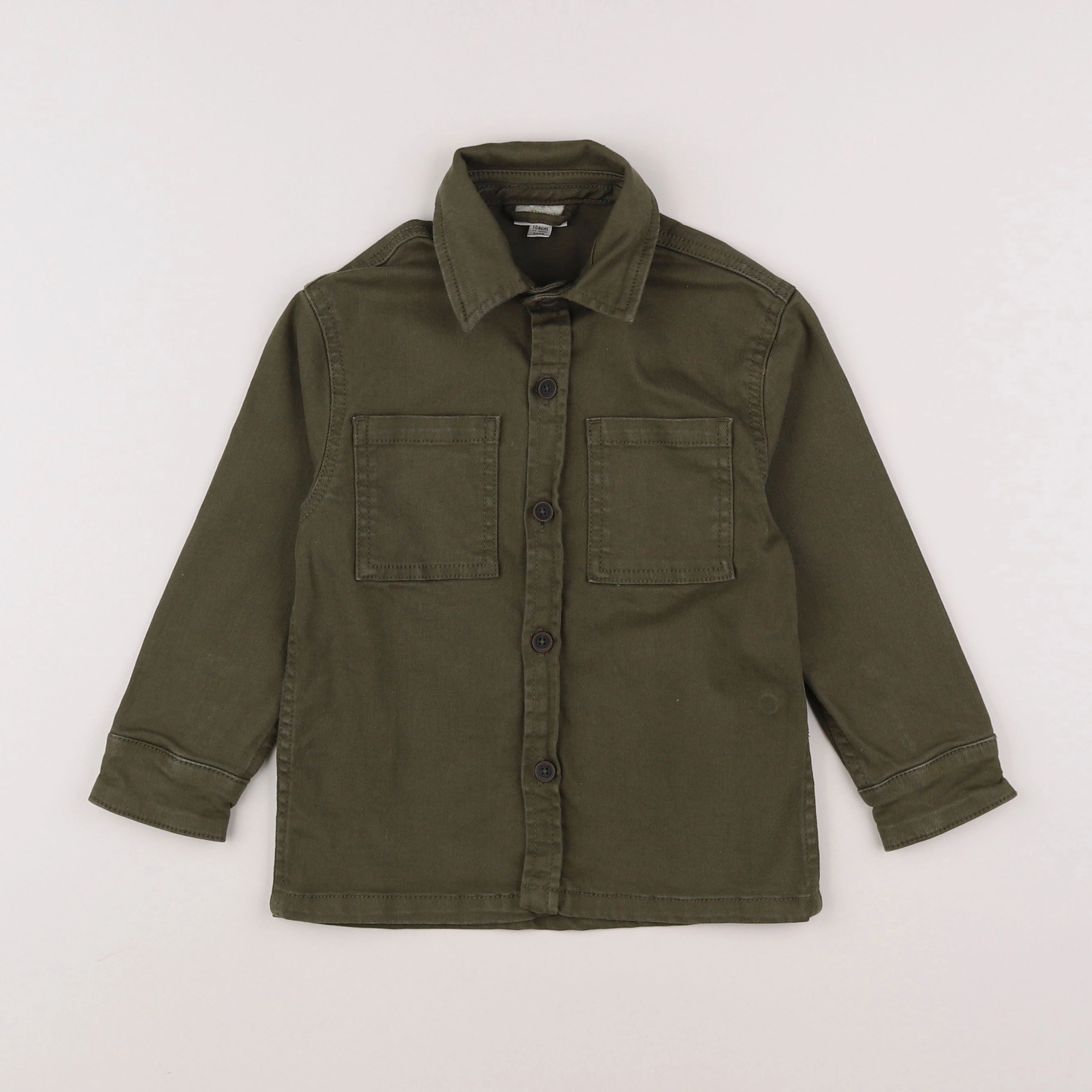 Vertbaudet - chemise vert - 4 ans