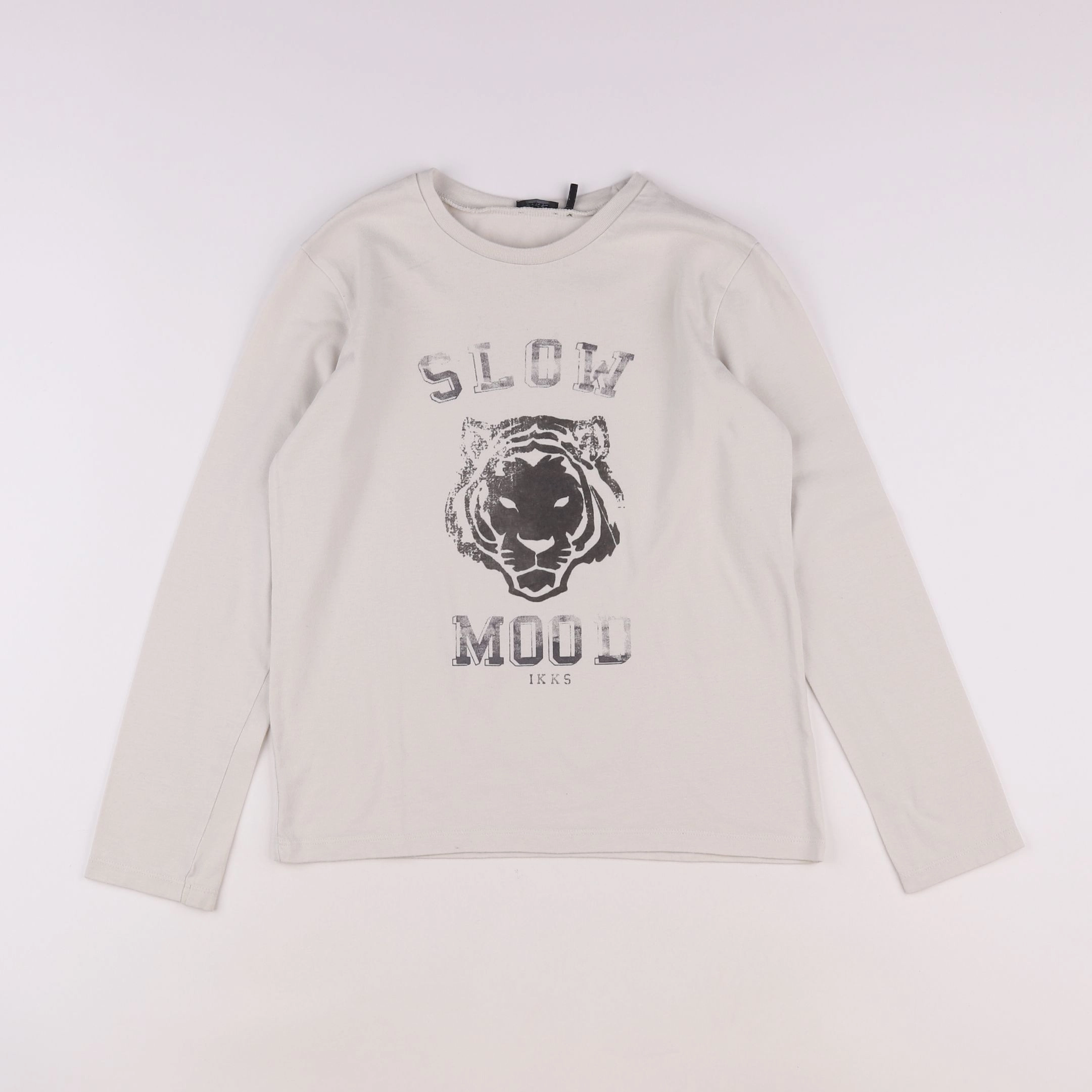 IKKS - tee-shirt beige - 10 ans