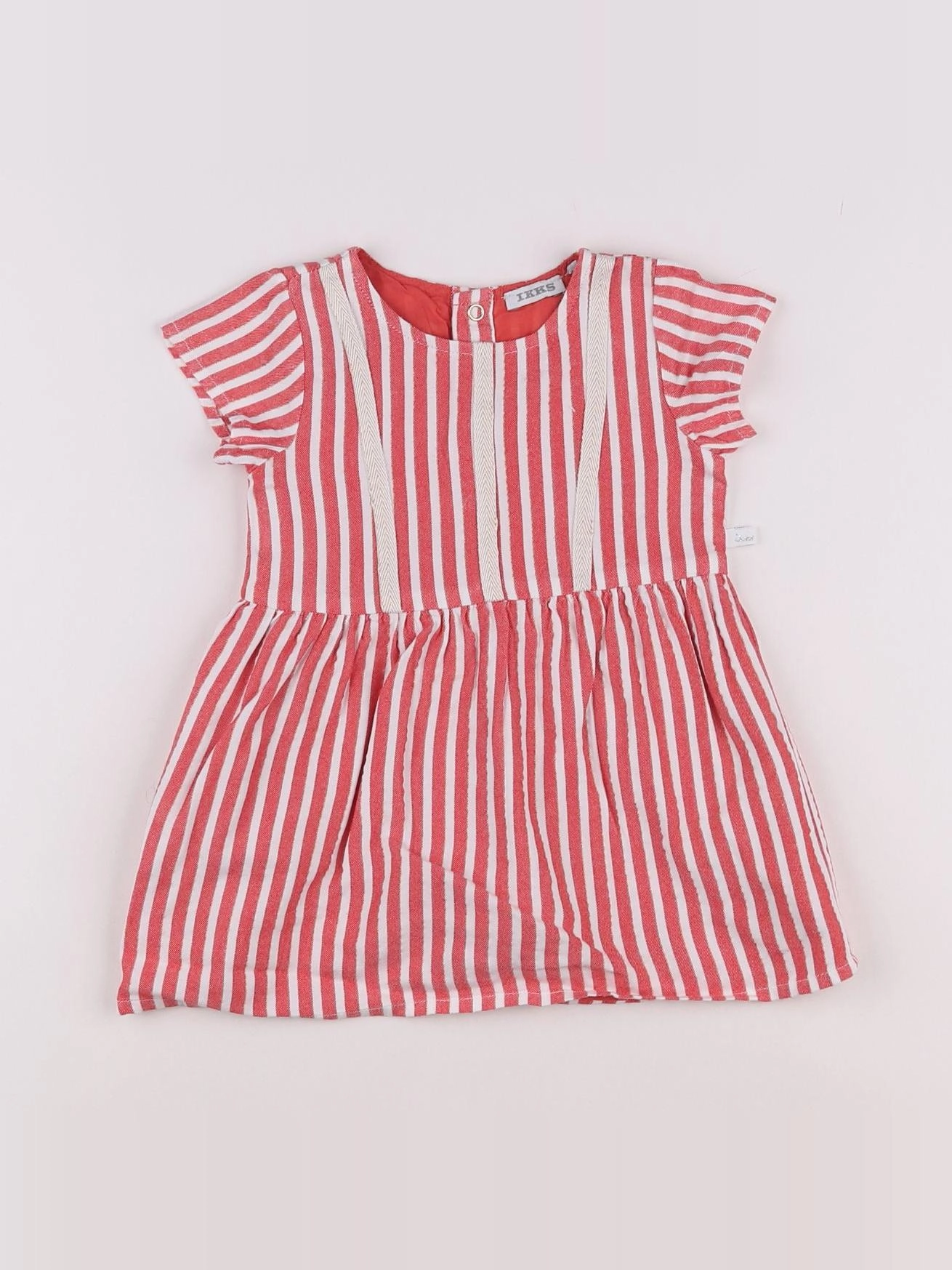 IKKS - robe rose - 12 mois