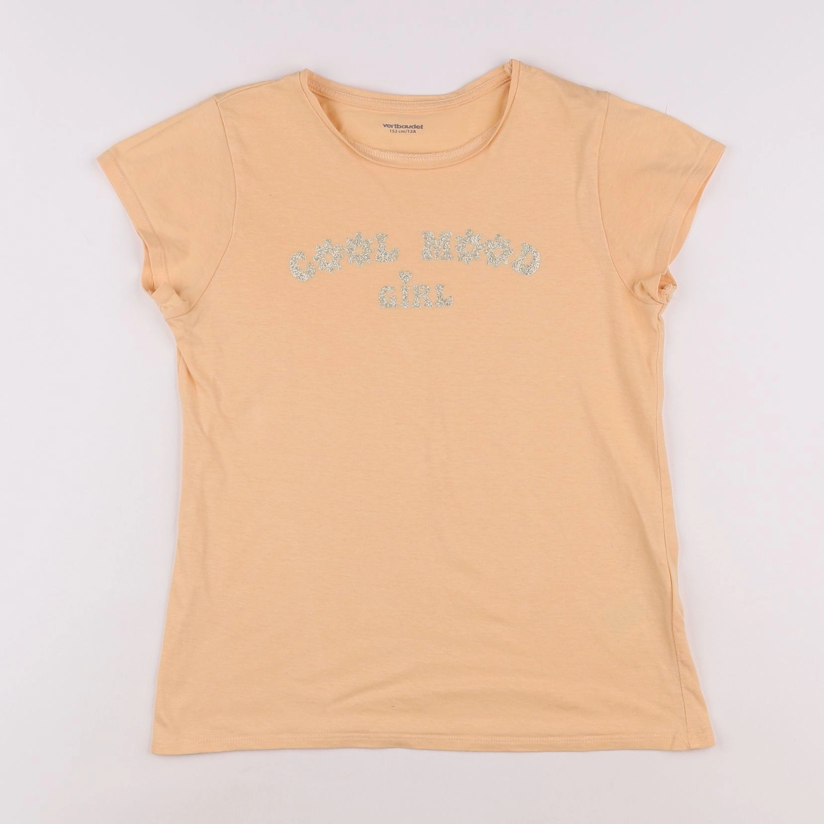 Vertbaudet - tee-shirt orange - 12 ans