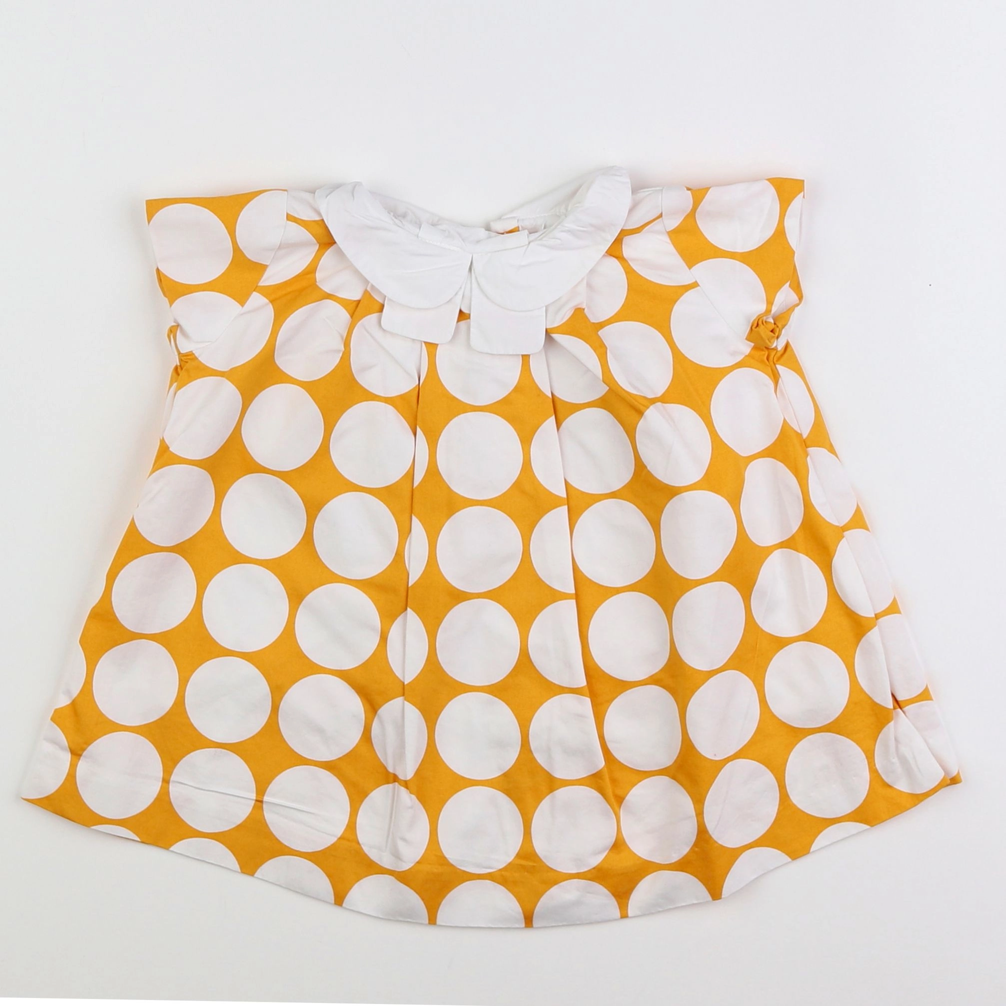 Jacadi - blouse jaune - 12 mois