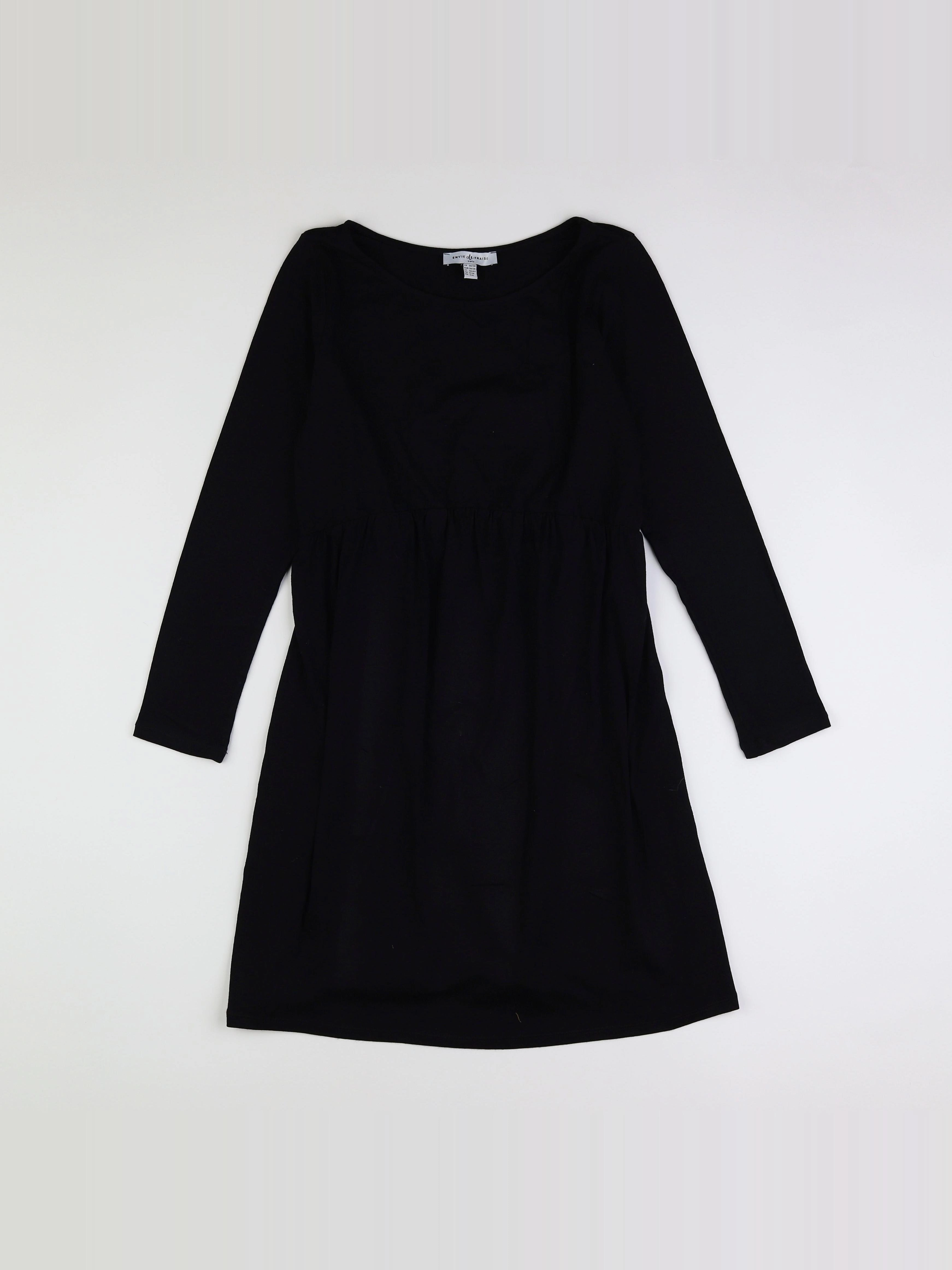 Envie de fraise - robe grossesse noir - 36 à 38