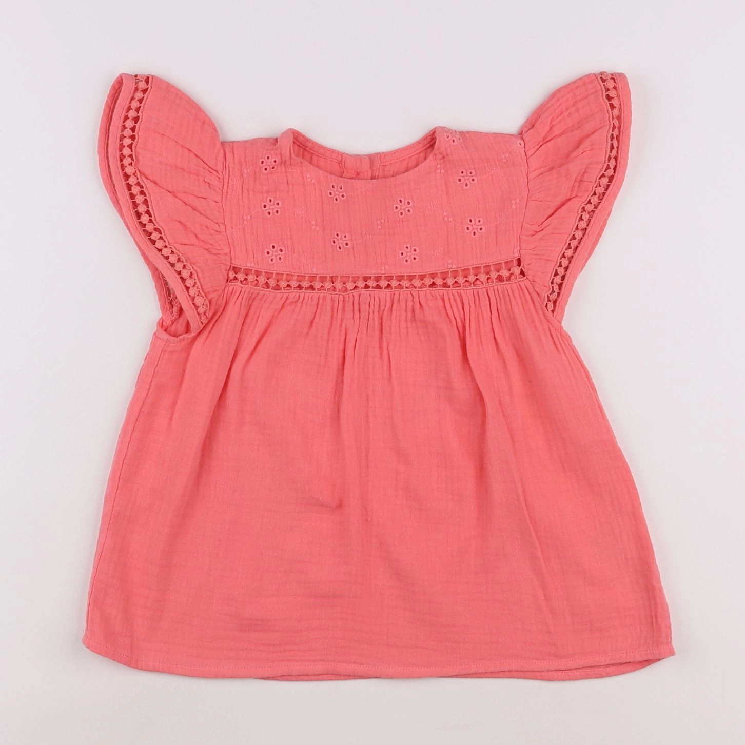 Vertbaudet - blouse rose - 6 ans