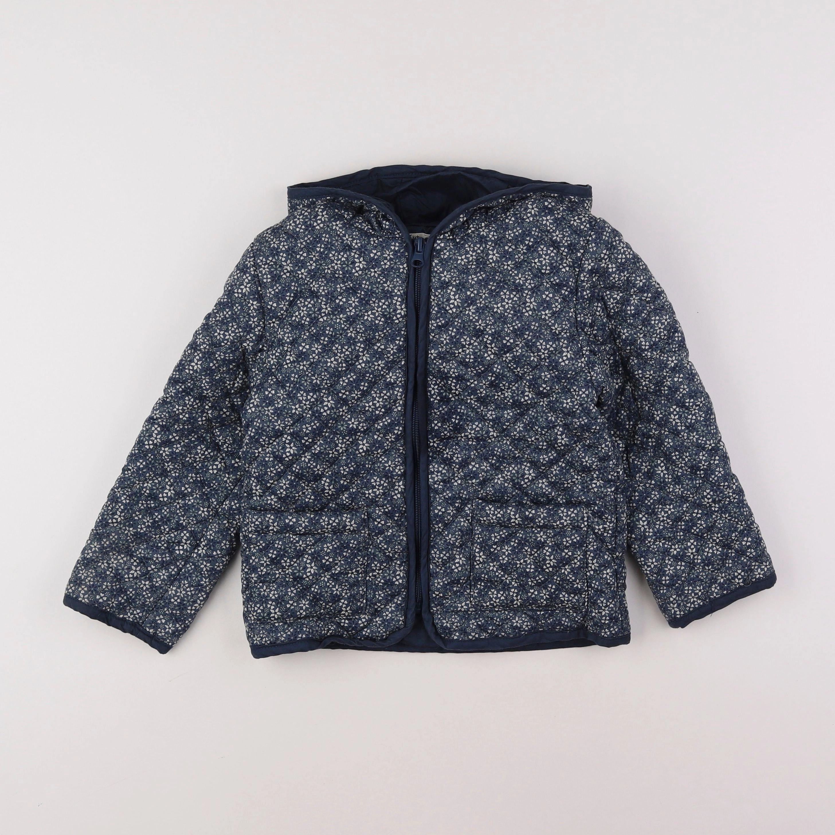 Little Cigogne - veste bleu - 6 ans