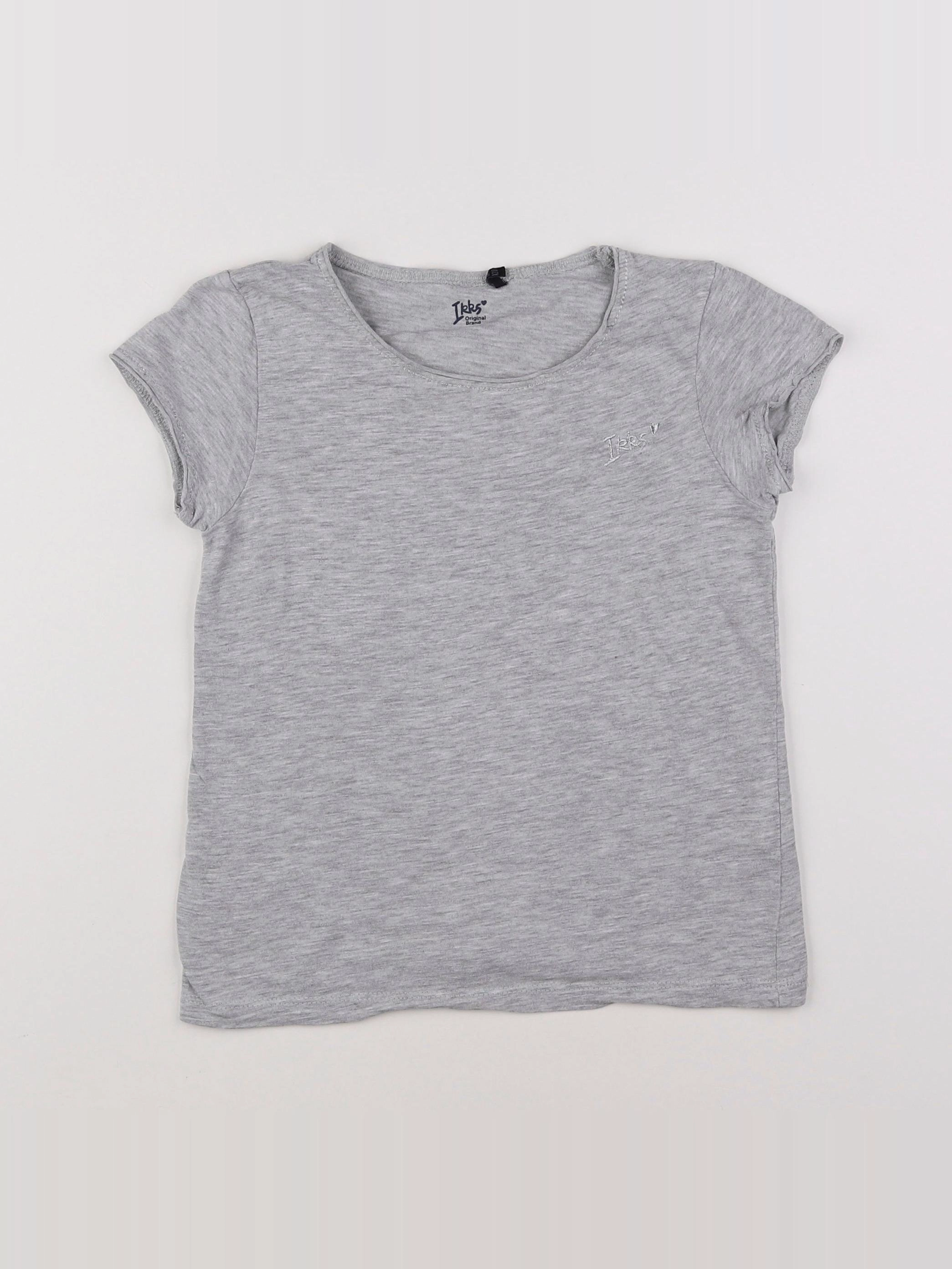 IKKS - tee-shirt gris - 8 ans