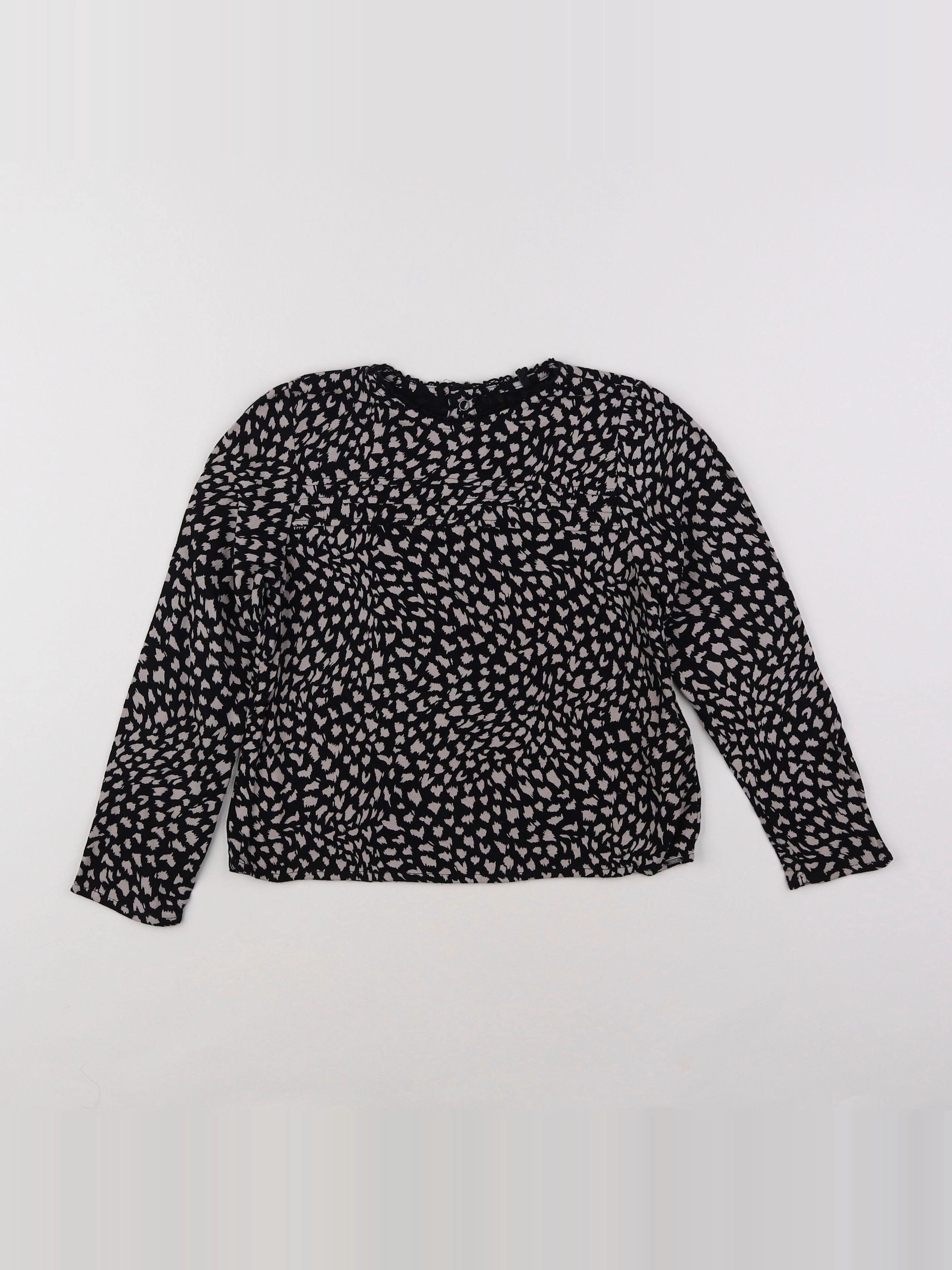 IKKS - blouse noir - 6 ans