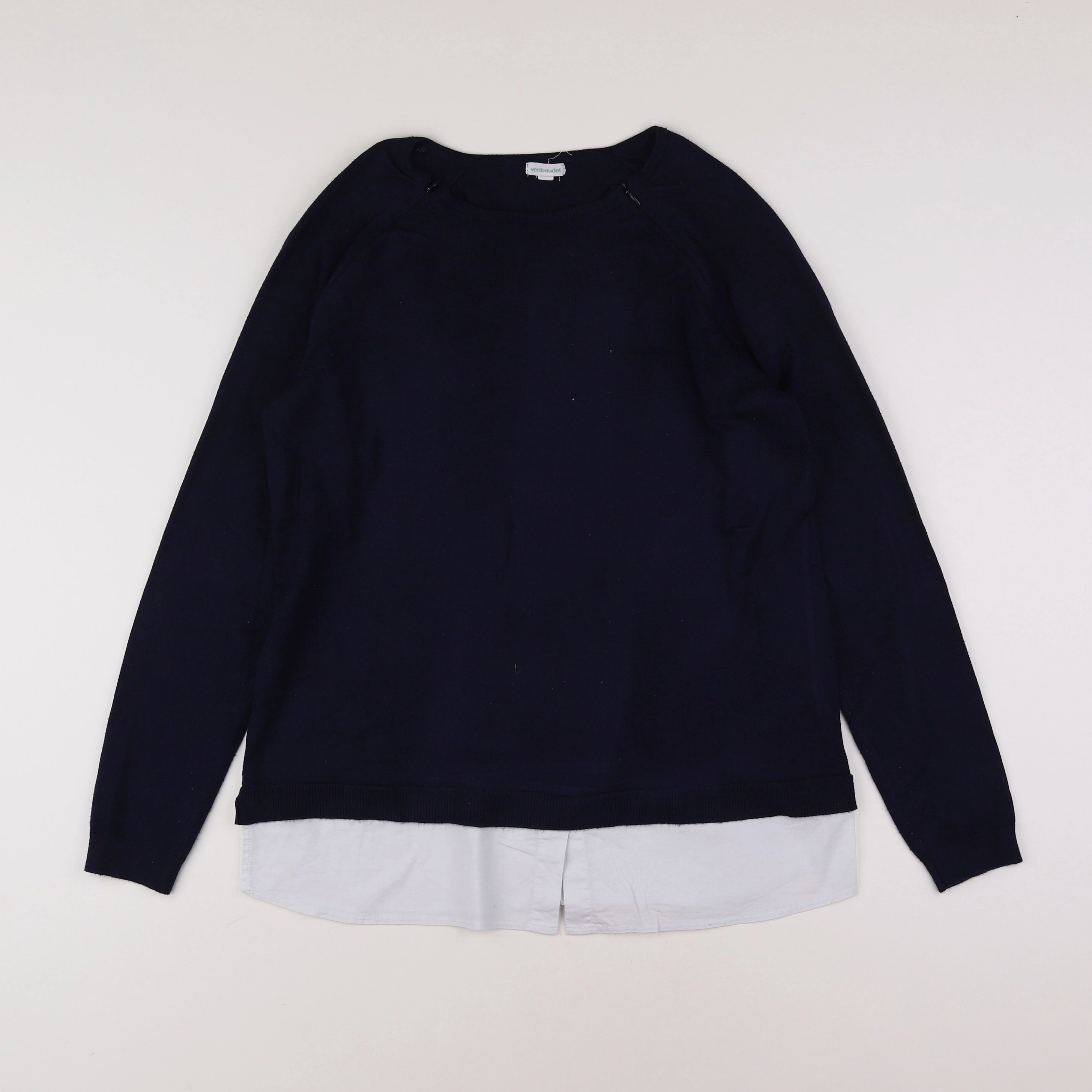 Vertbaudet - pull grossesse bleu - 38 à 40
