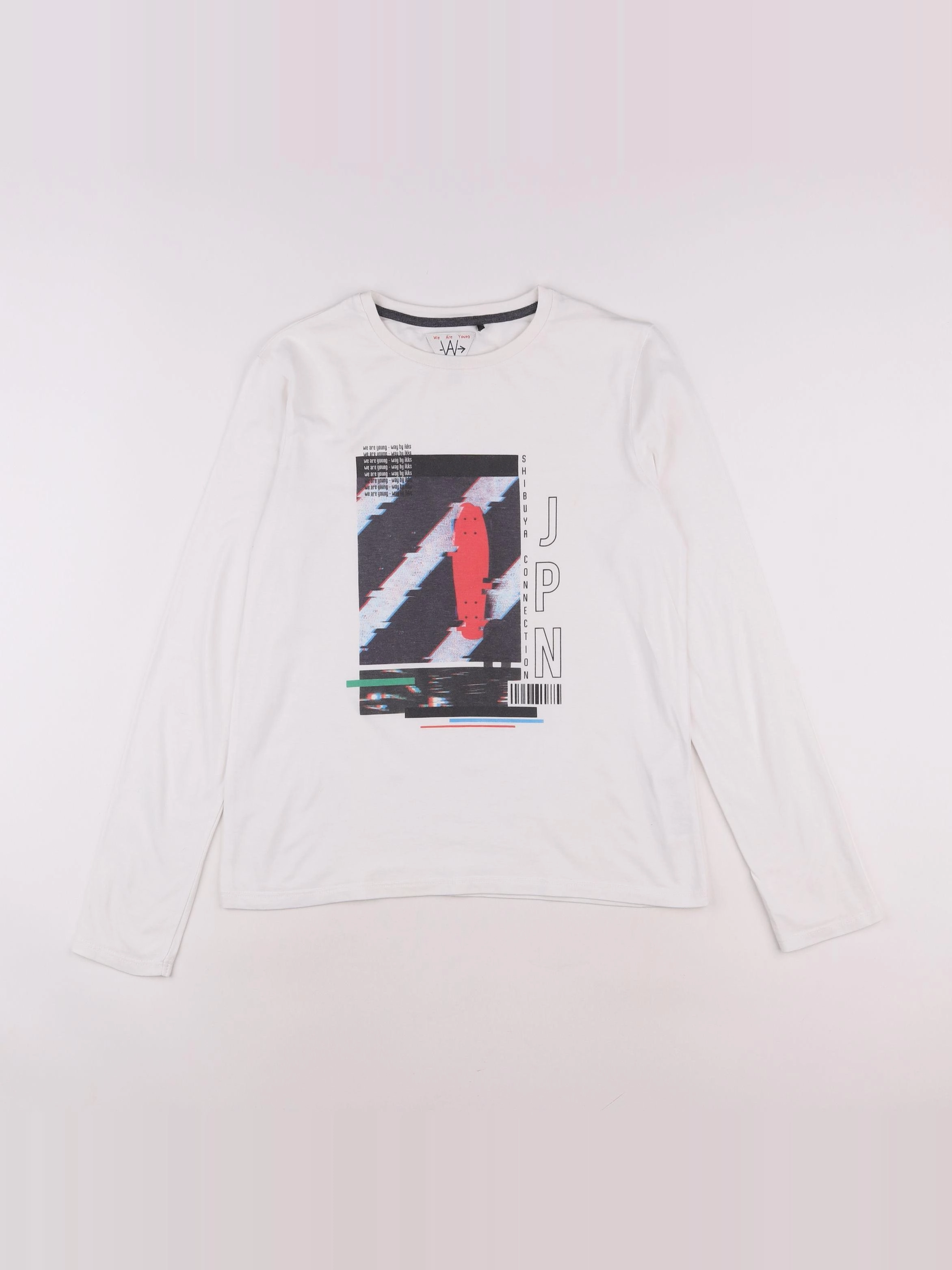 IKKS - tee-shirt blanc - 14 ans