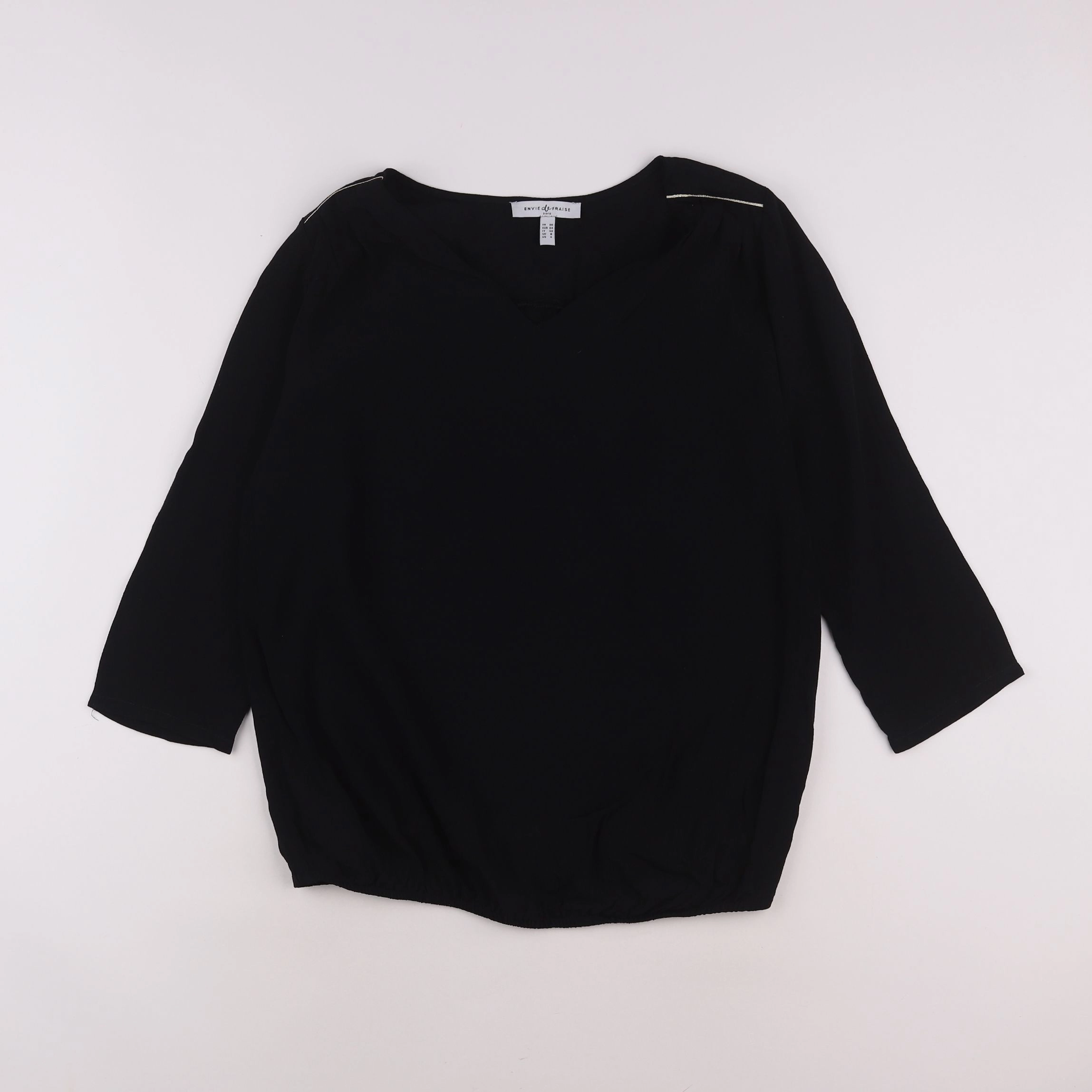 Envie de fraise - tee-shirt grossesse noir - 36