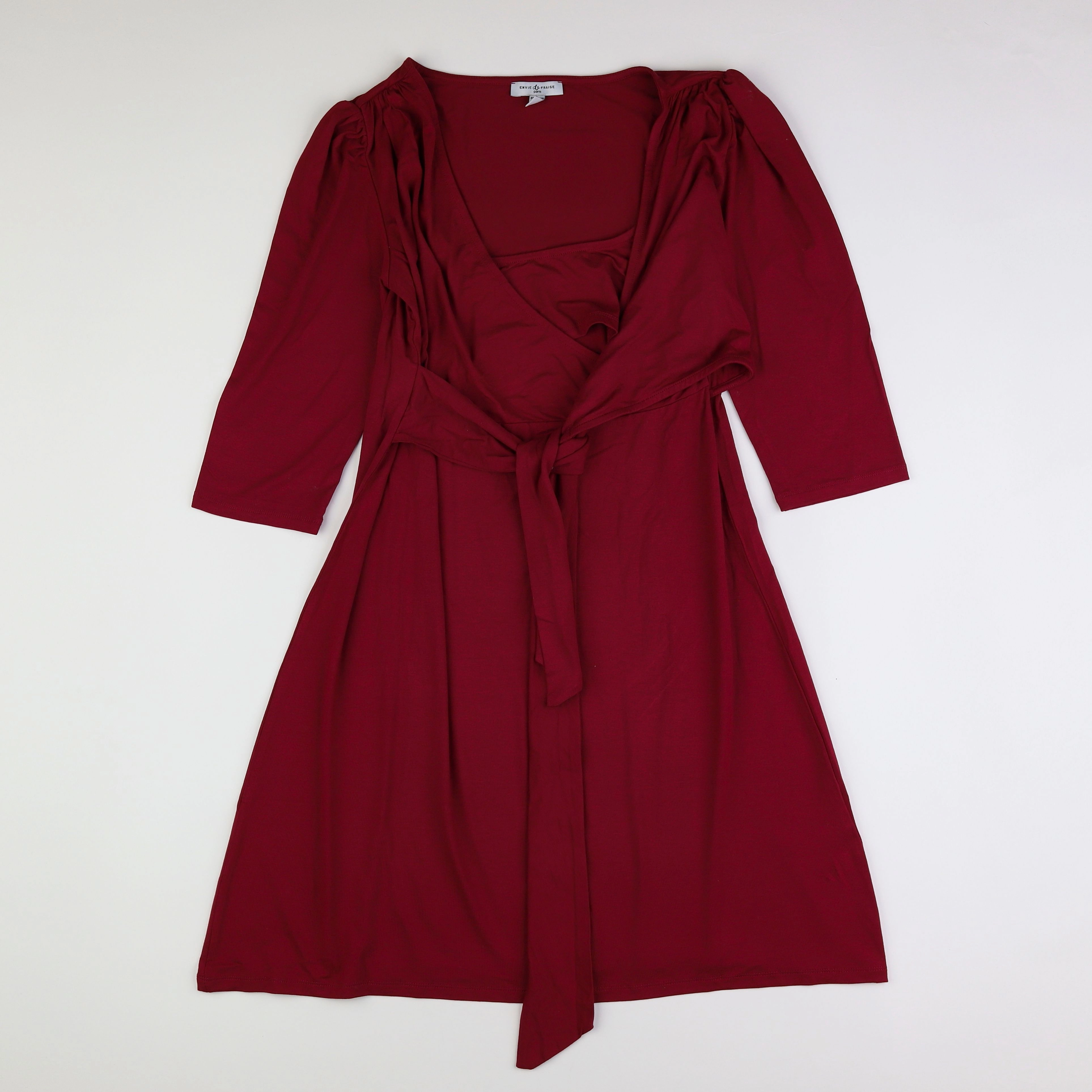 Envie de fraise - robe grossesse rouge - 38 à 40