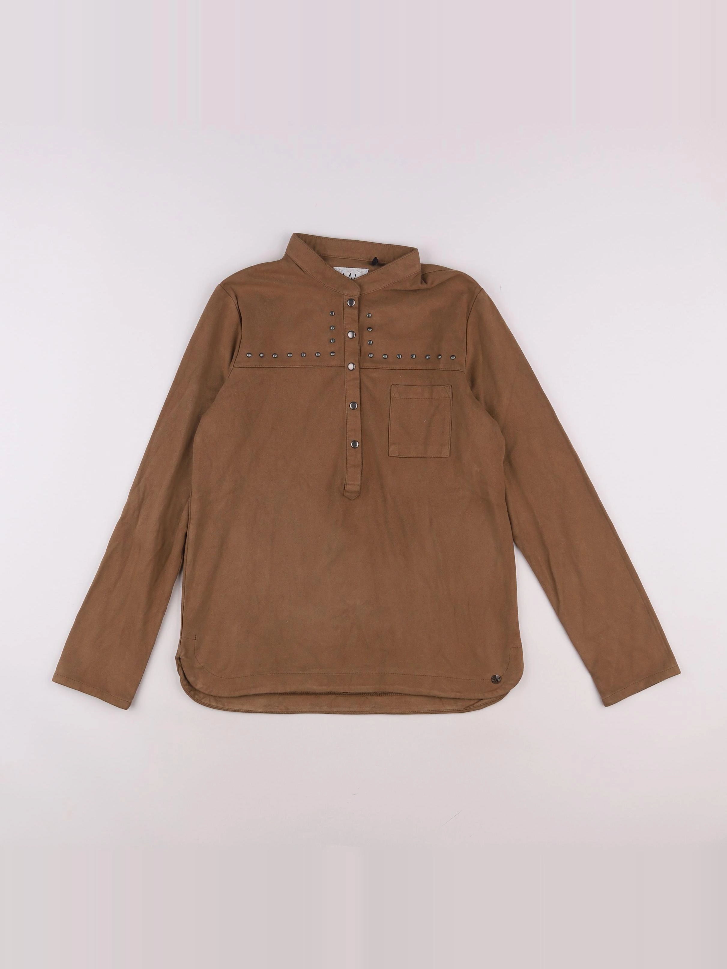 IKKS - blouse marron - 12 ans