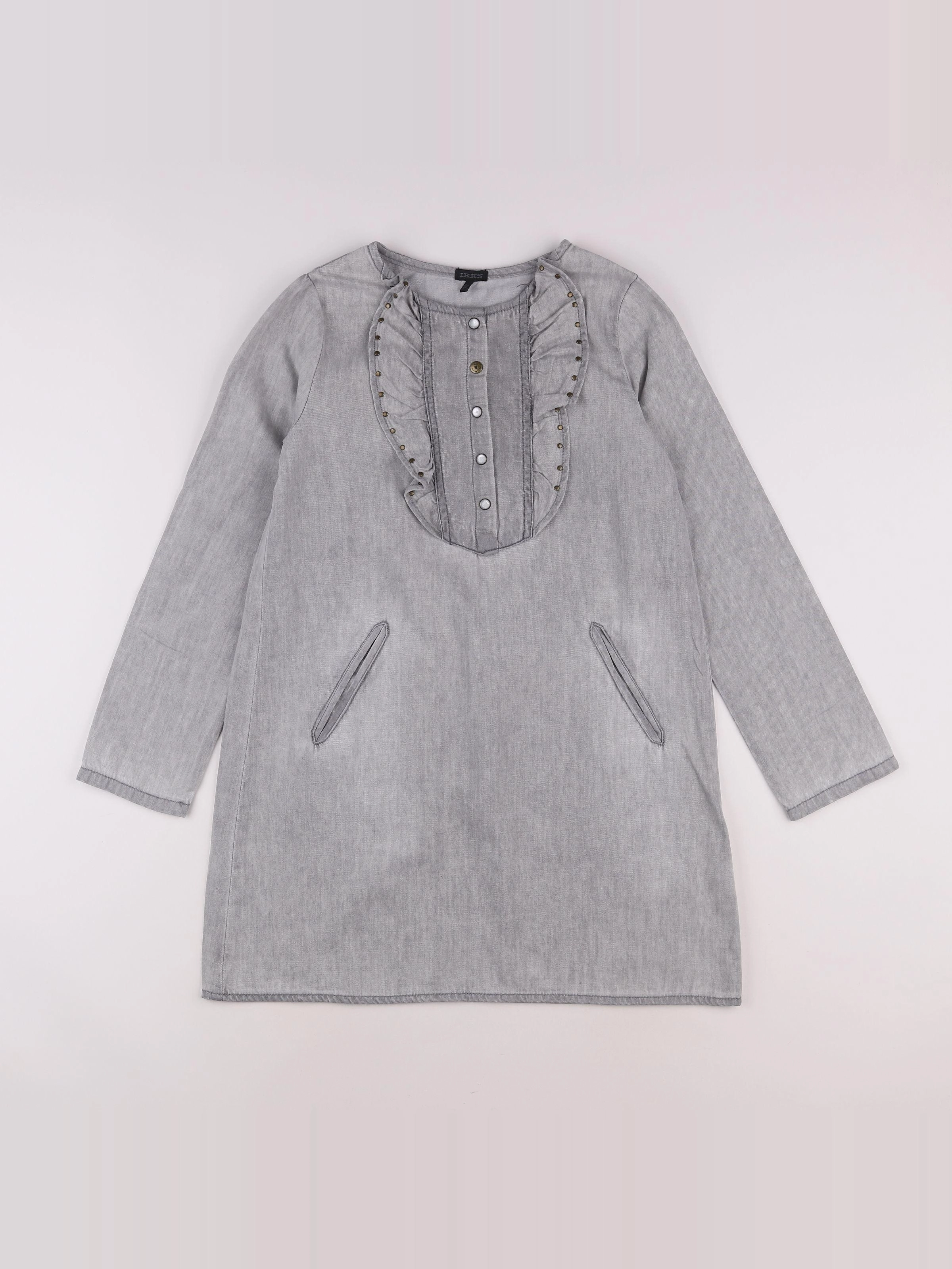 IKKS - robe gris - 12 ans
