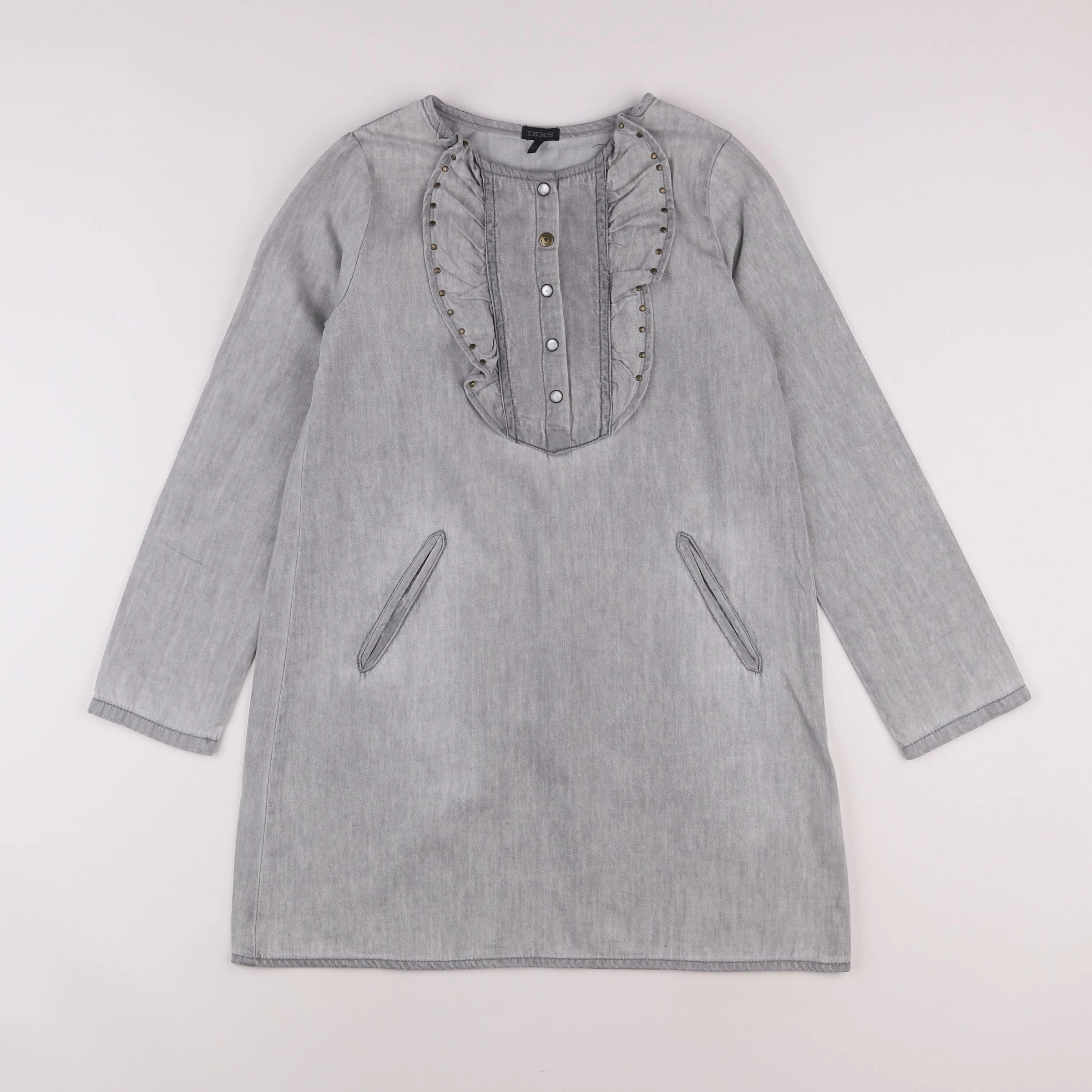 IKKS - robe gris - 12 ans