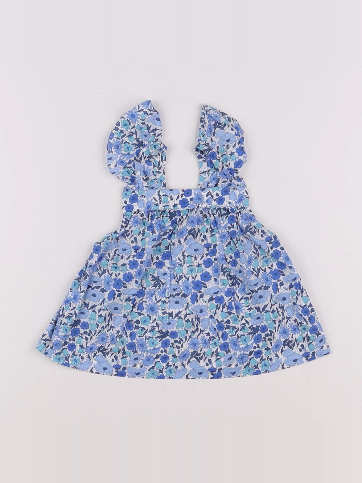 Jacadi - blouse liberty bleu - 12 mois