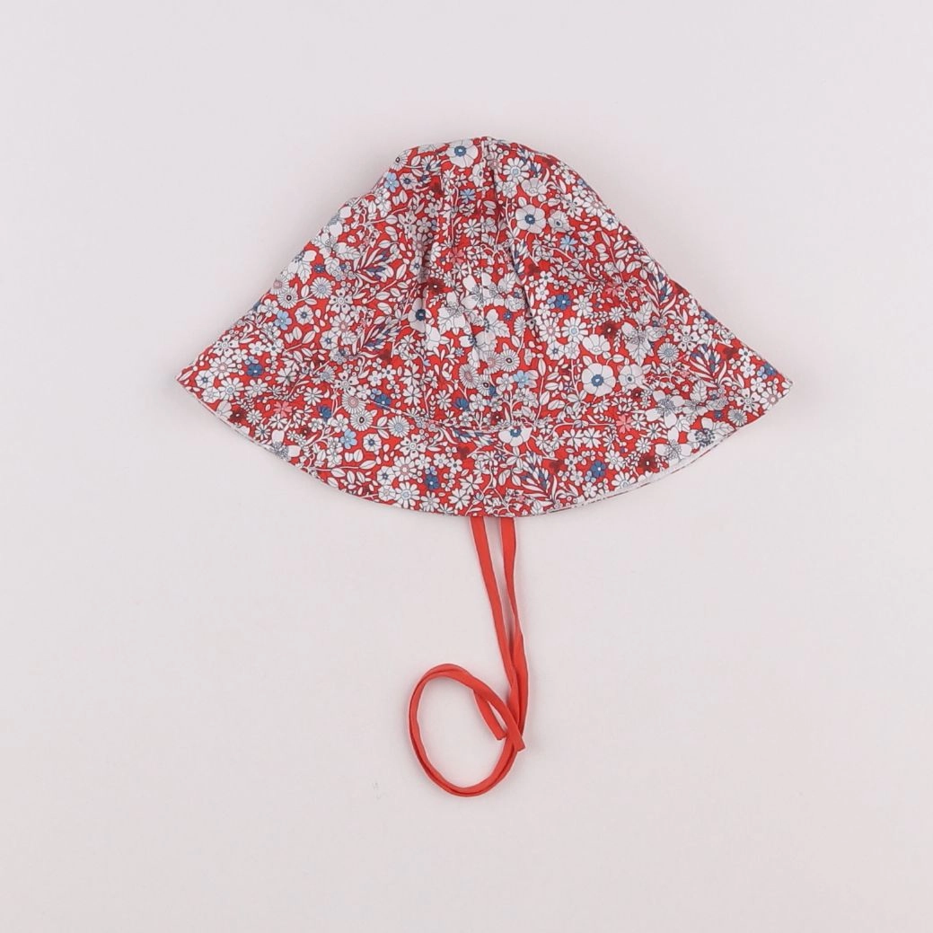 Jacadi - chapeau liberty rouge - 12 mois