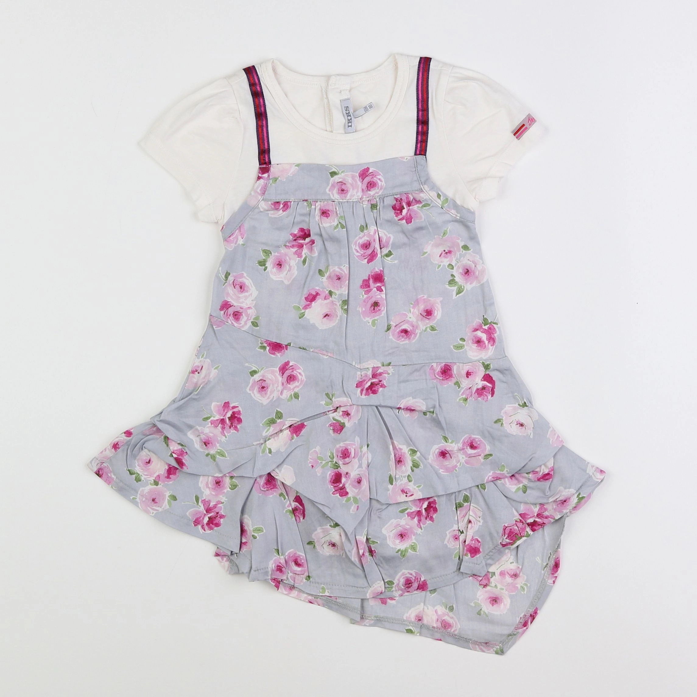 IKKS - robe gris - 18 mois