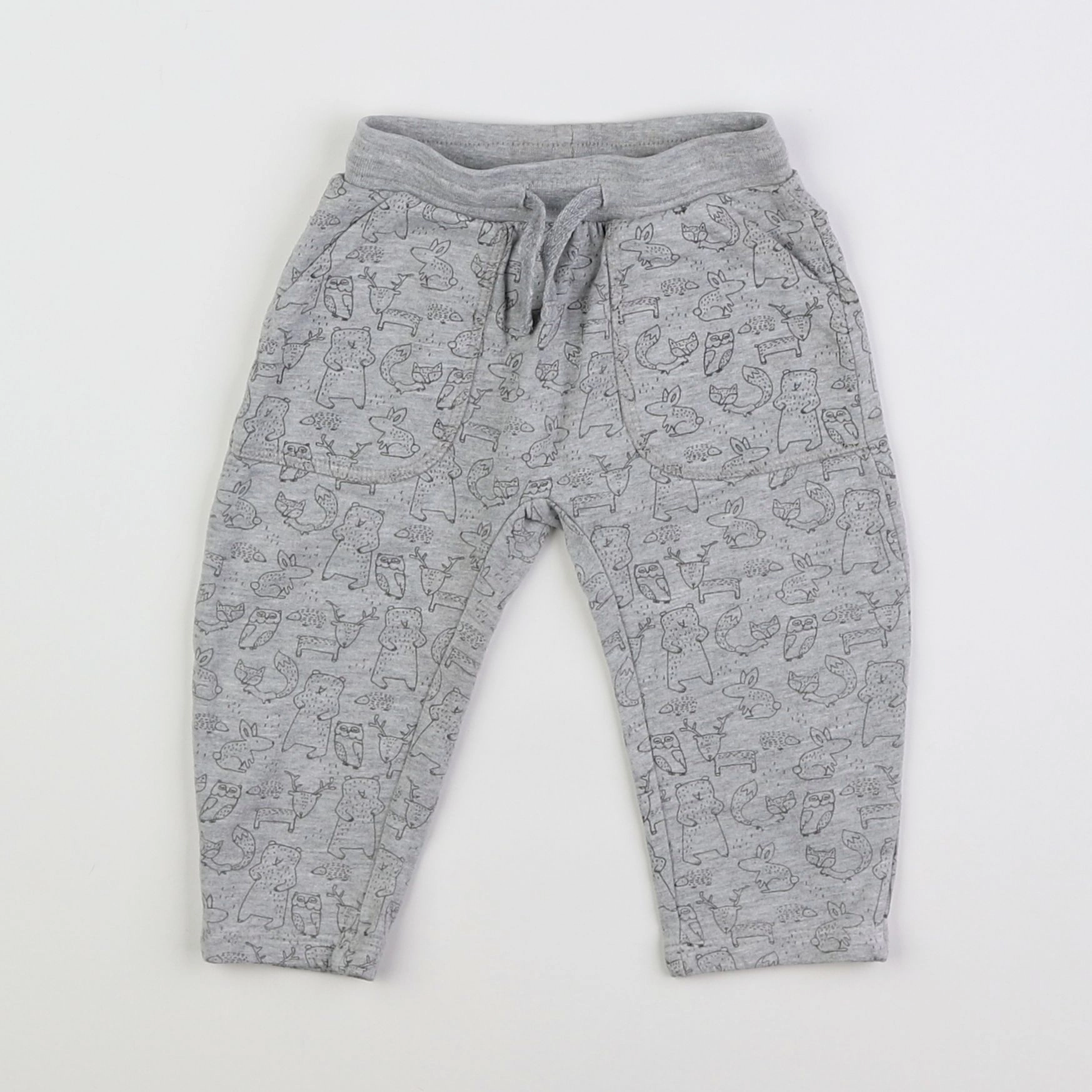 Vertbaudet - pantalon gris - 6 mois