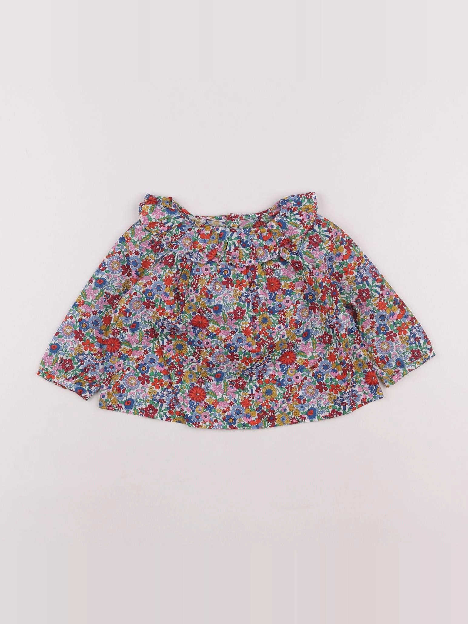 Jacadi - blouse liberty multicolore - 12 mois