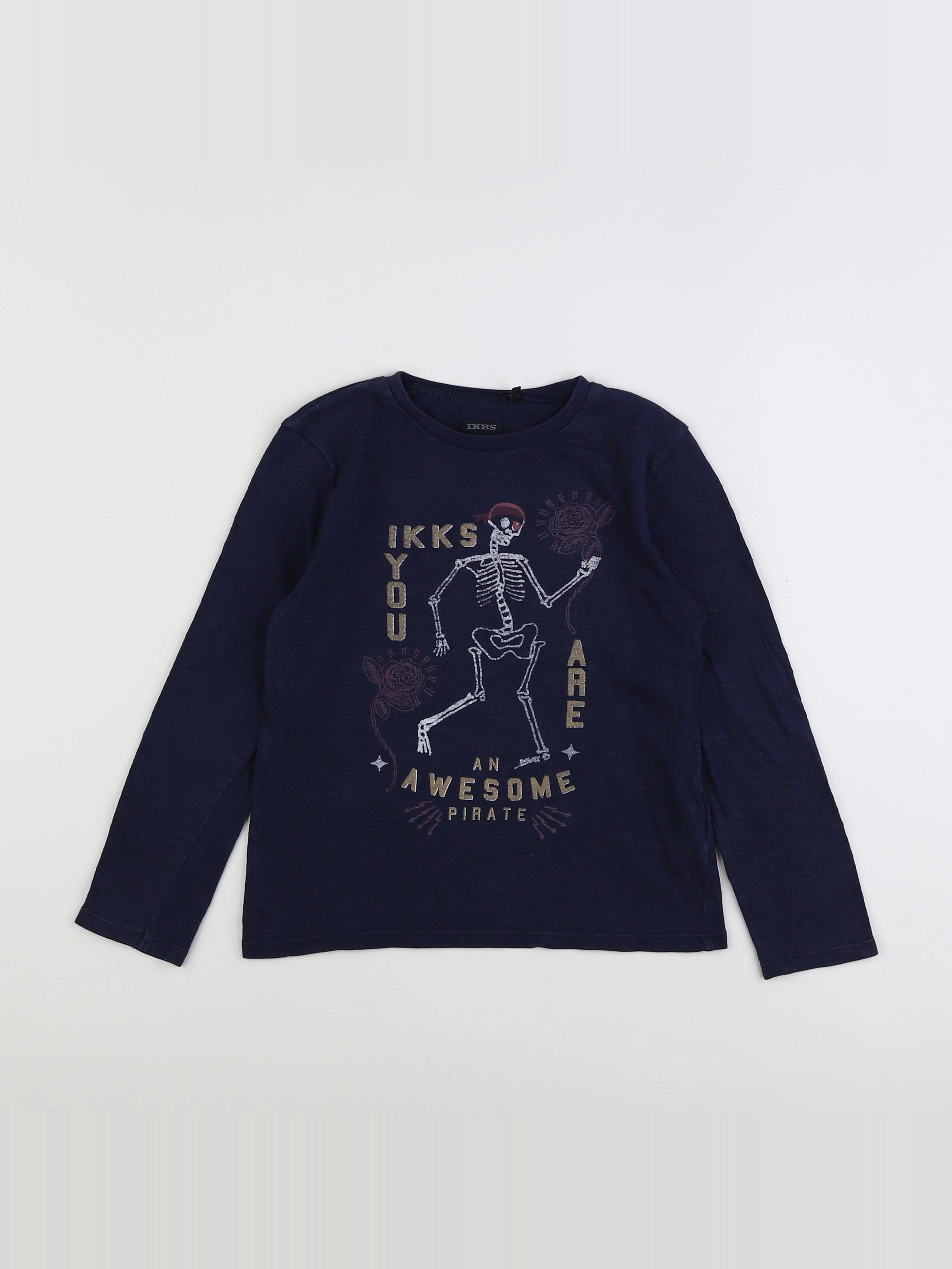 IKKS - tee-shirt bleu - 6 ans