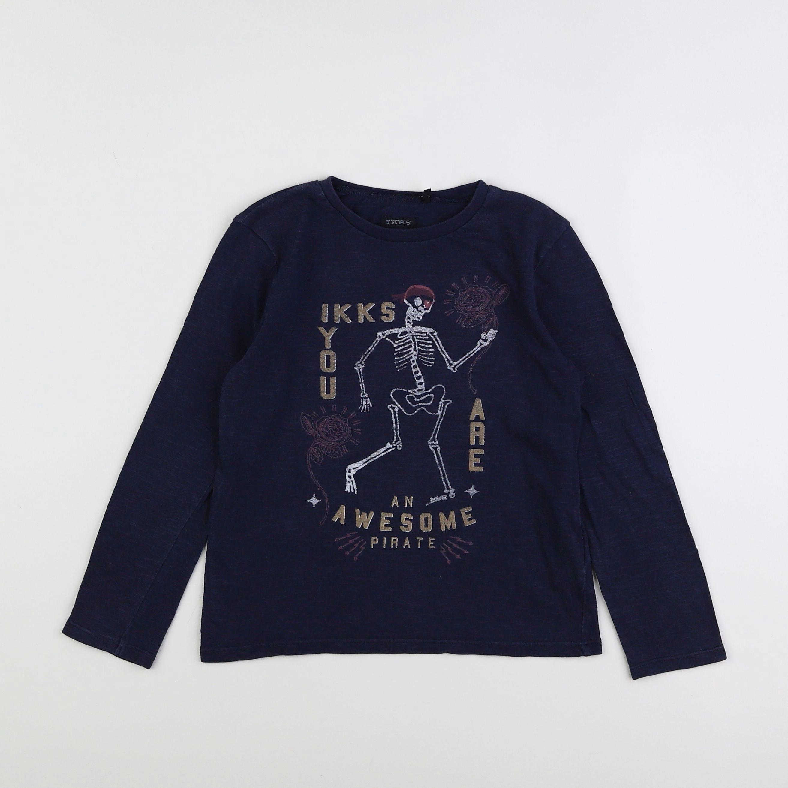 IKKS - tee-shirt bleu - 6 ans