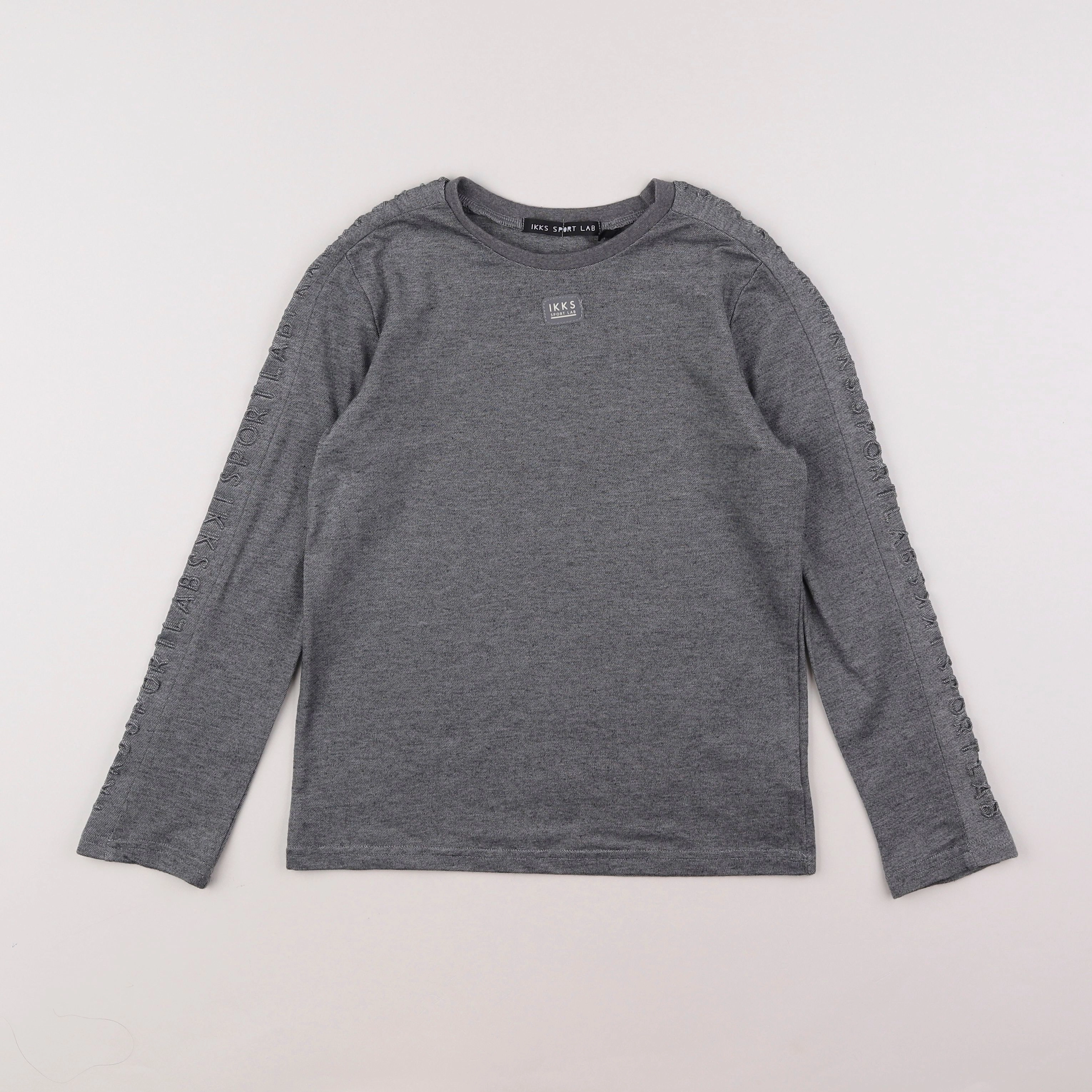 IKKS - tee-shirt gris - 8 ans