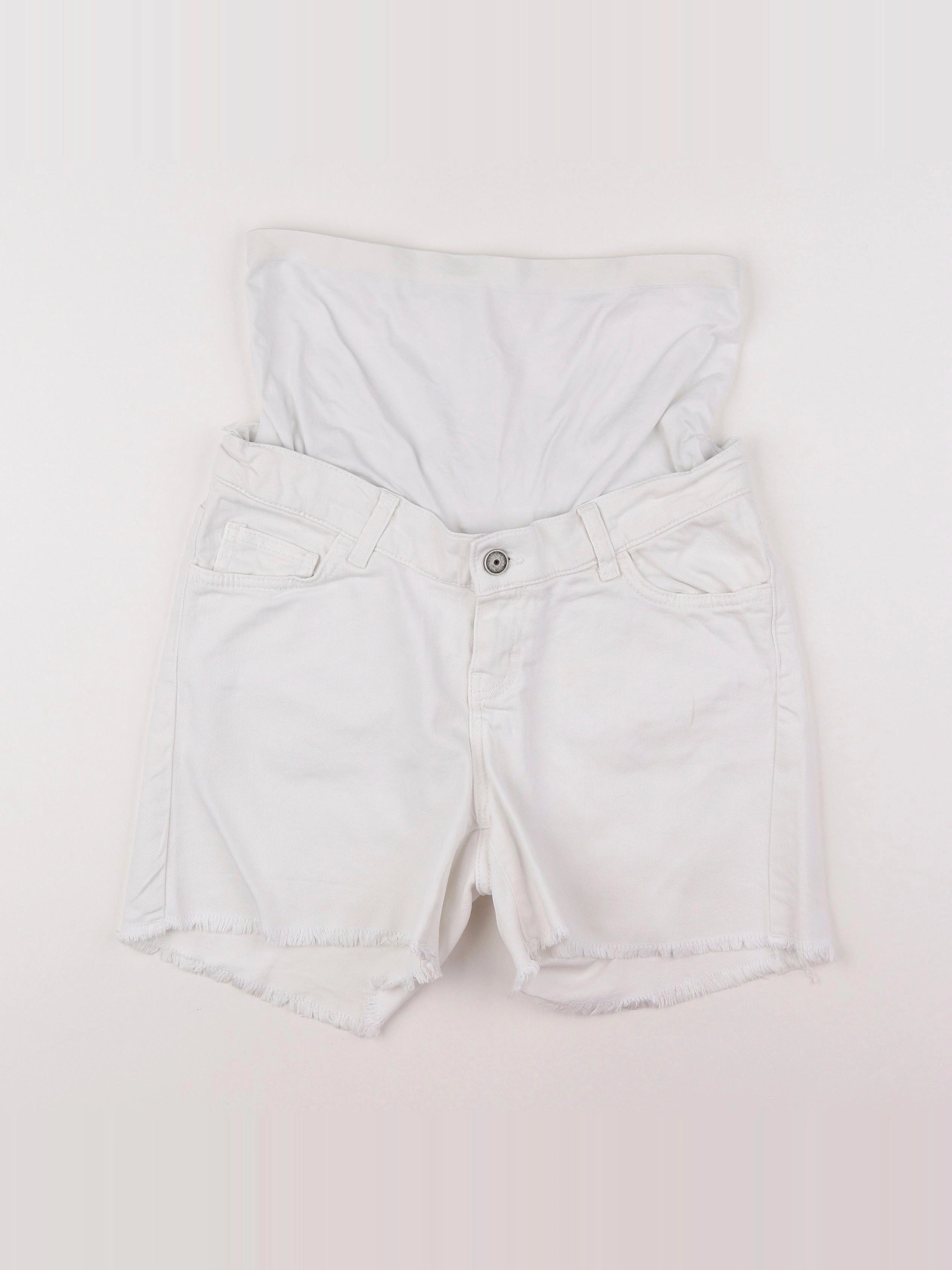Envie de fraise - short grossesse blanc - 34
