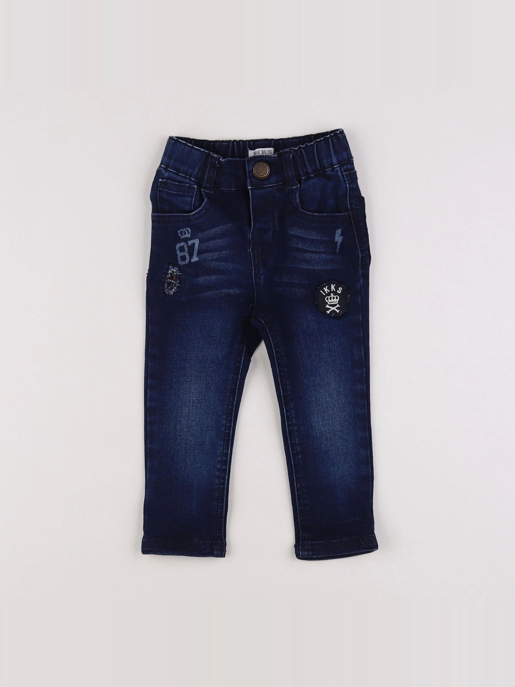 IKKS - jean bleu - 12 mois