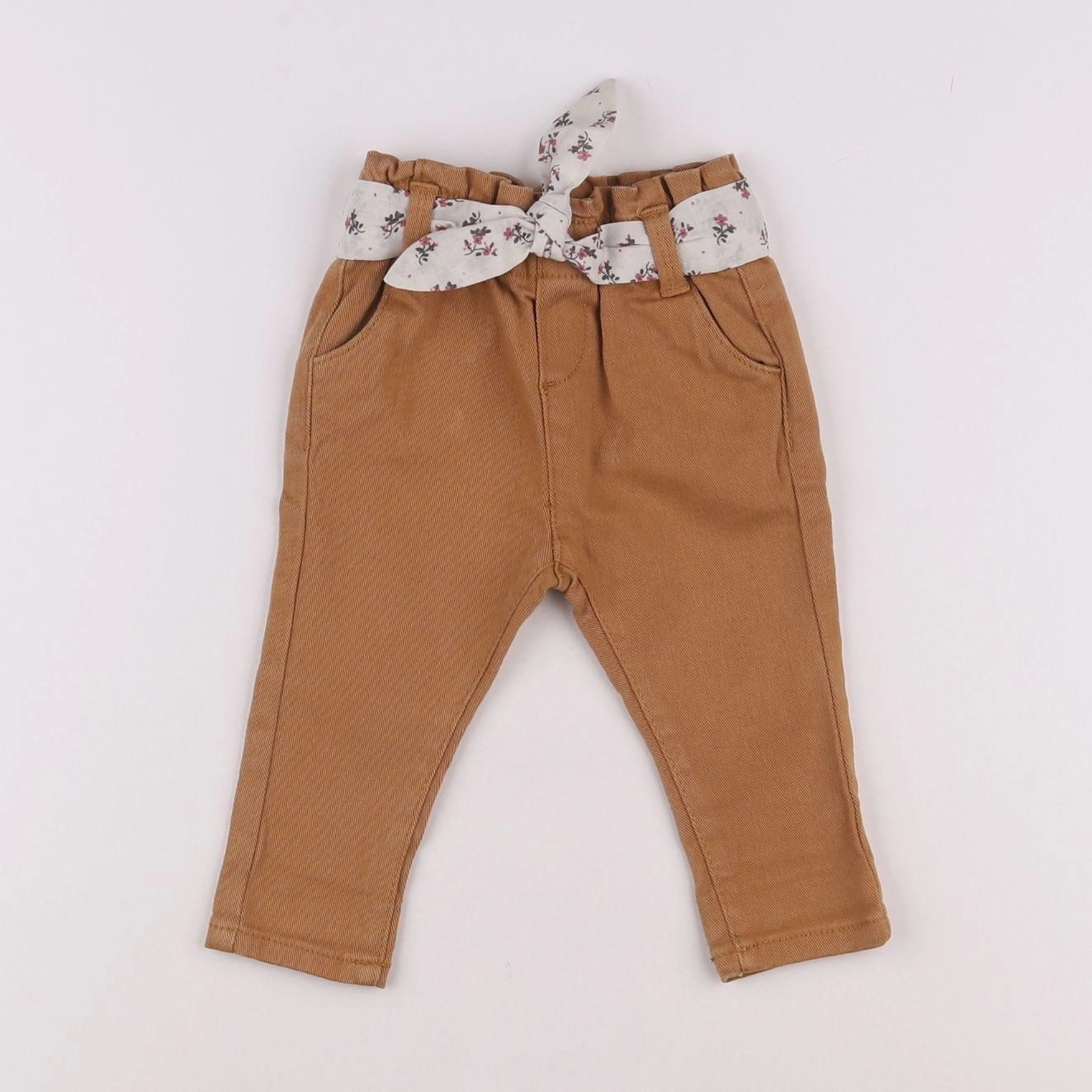 Vertbaudet - jean marron - 6 mois