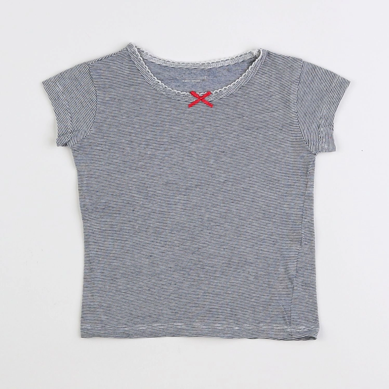 Vertbaudet - maillot de corps bleu - 2 ans