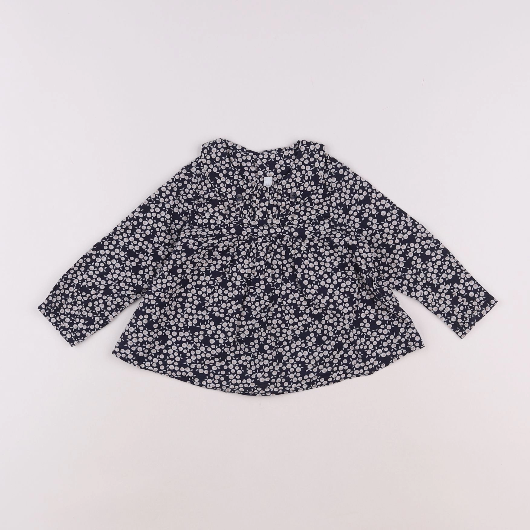 Jacadi - blouse liberty multicolore - 12 mois