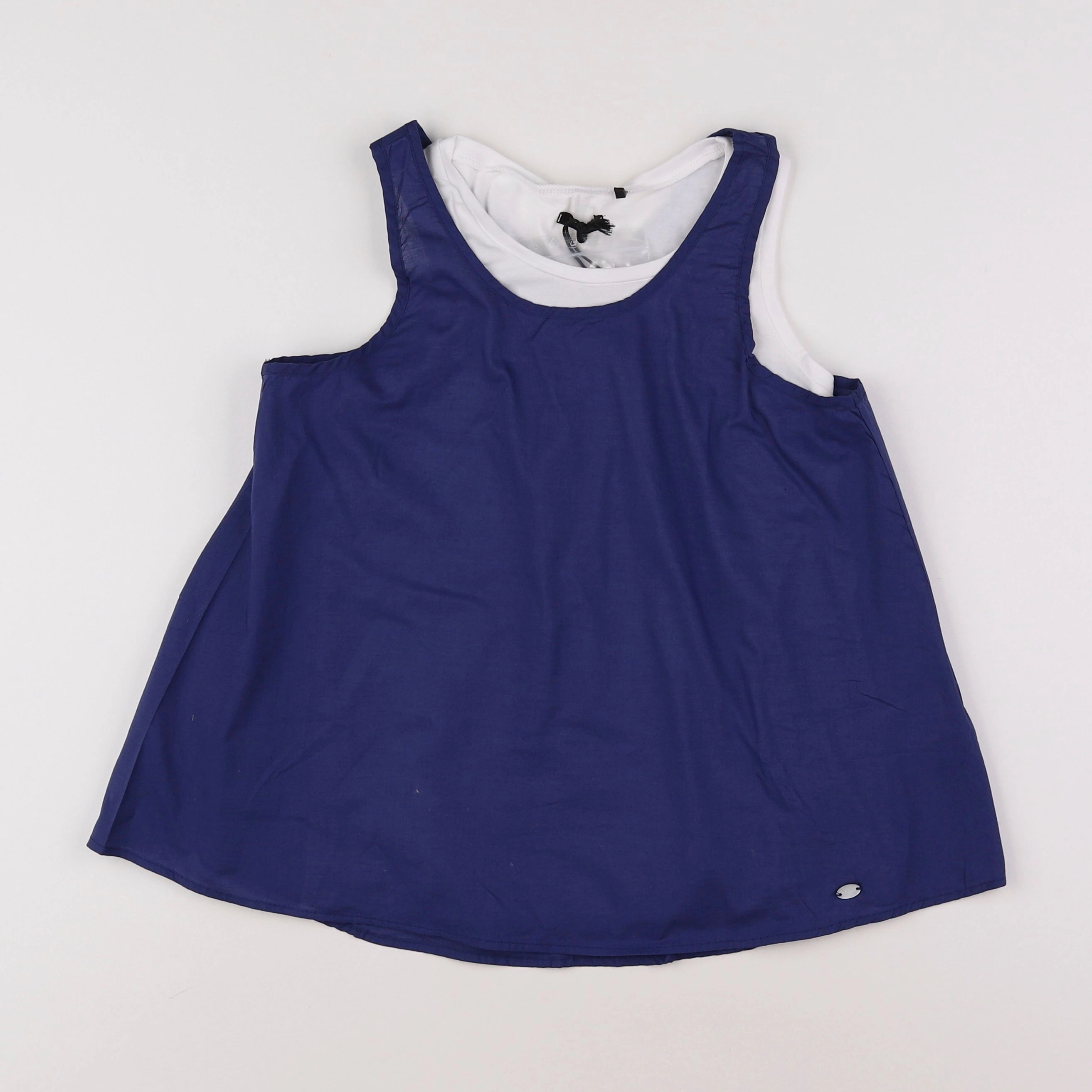 IKKS - blouse bleu - 8 ans