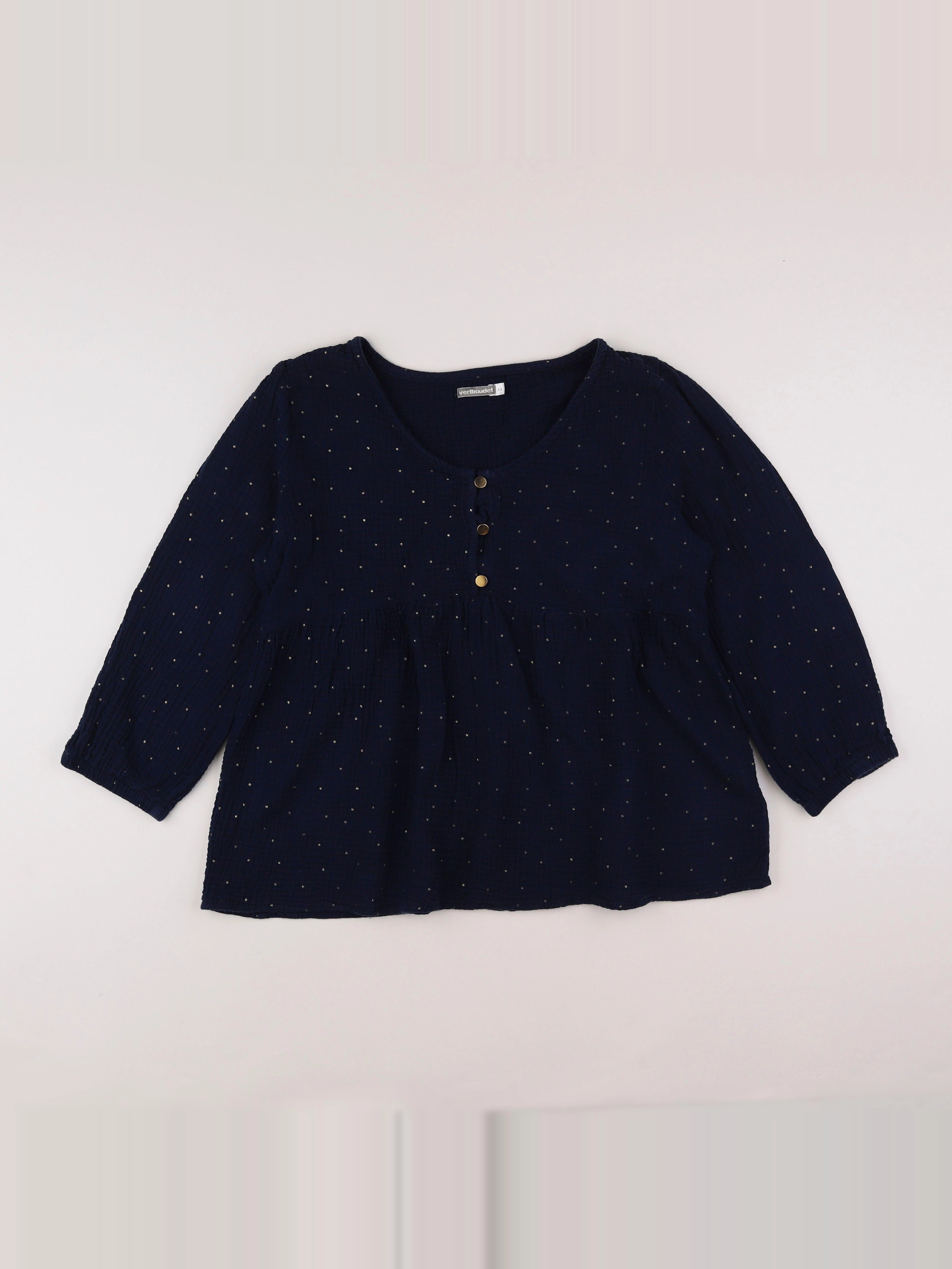 Vertbaudet - blouse grossesse bleu - 44