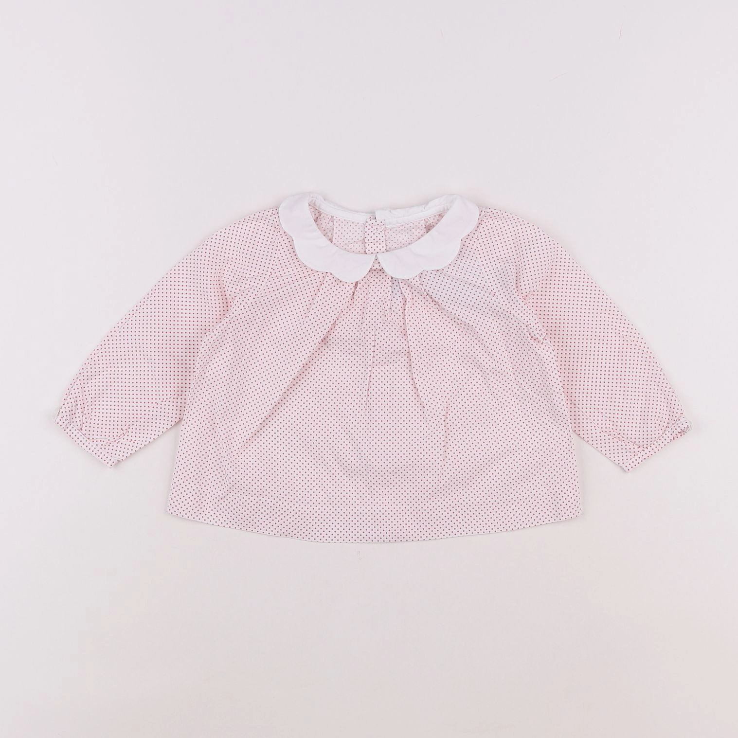 Jacadi - blouse rouge - 6 mois