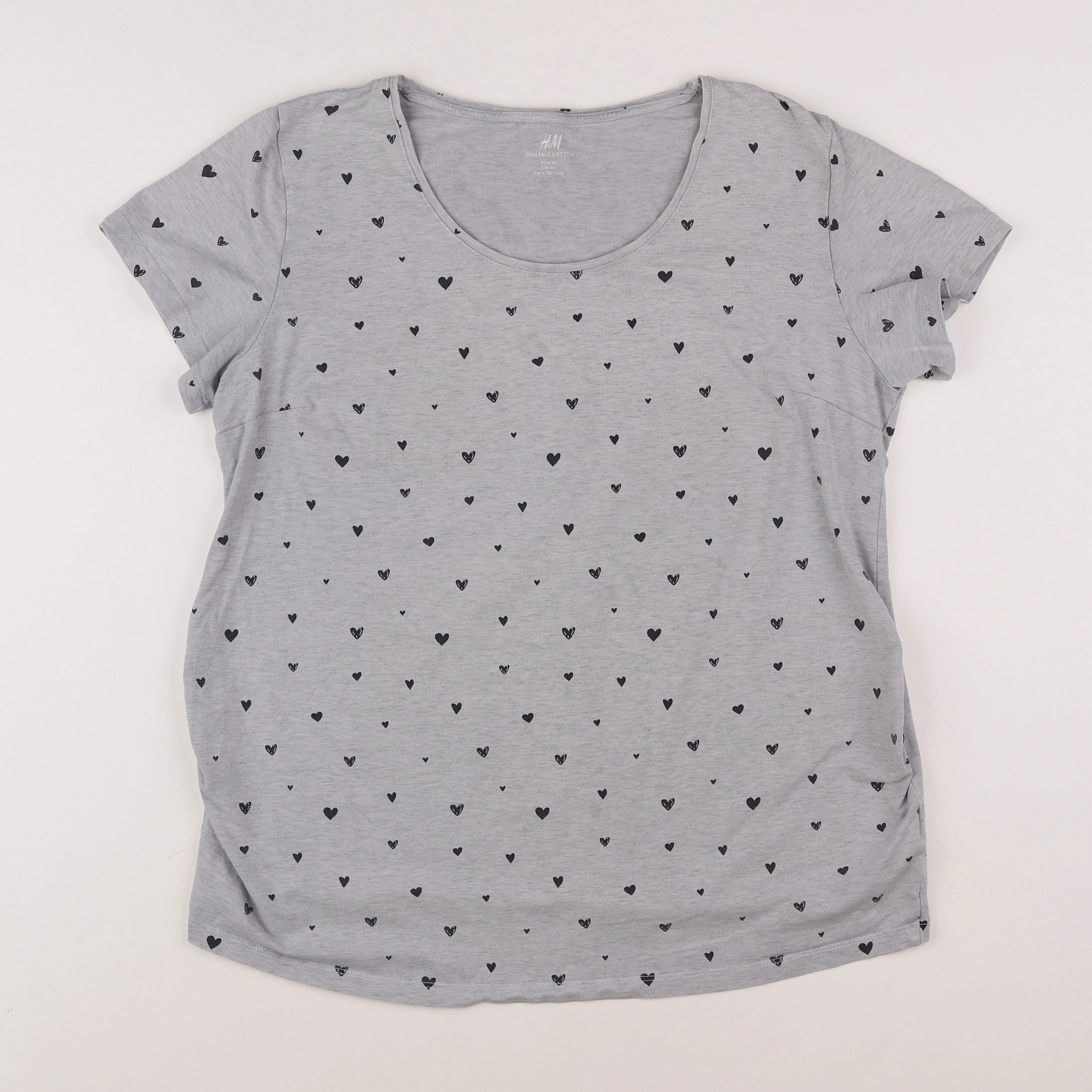 H&M - tee-shirt grossesse gris - 48 à 50
