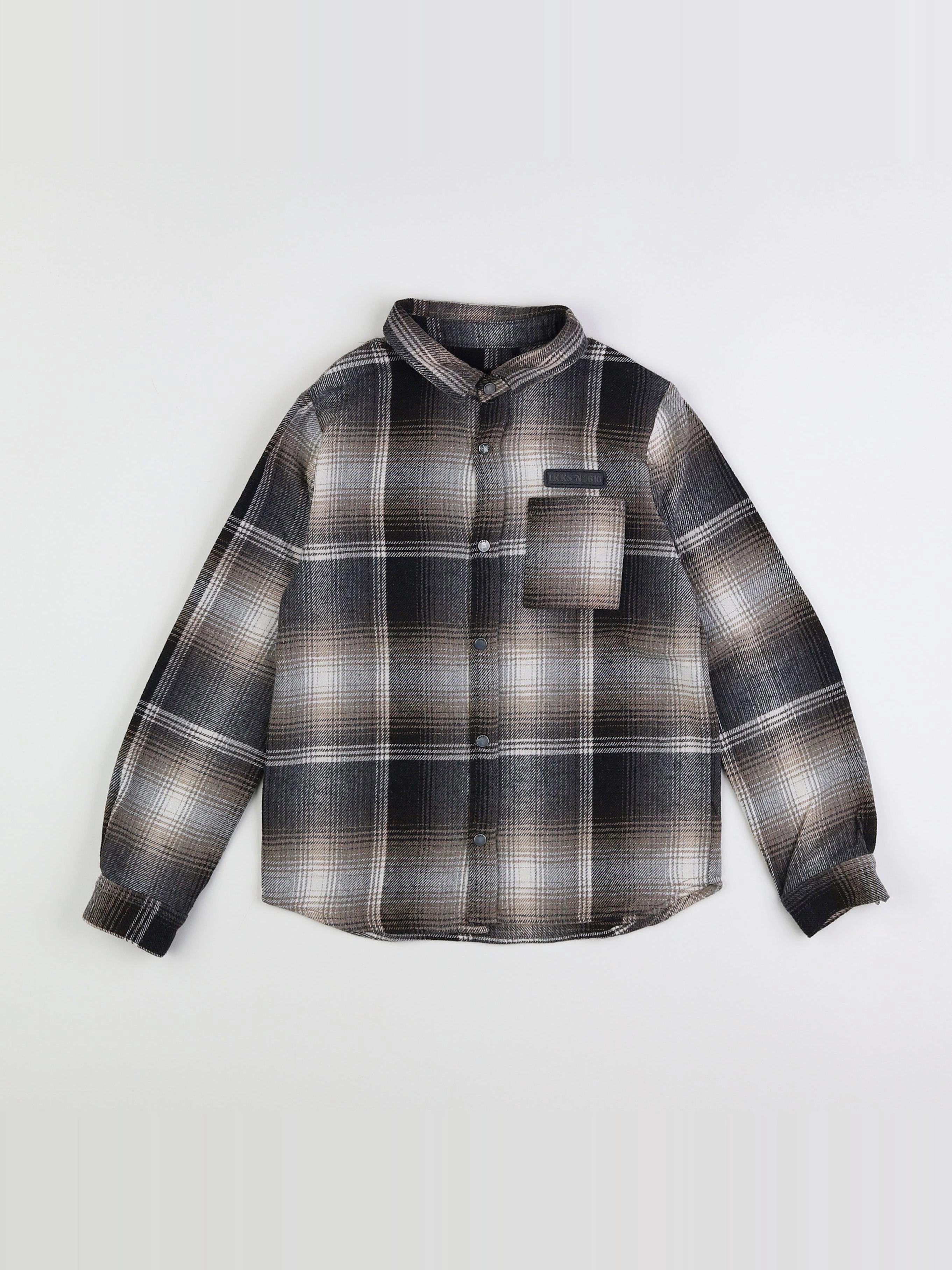 IKKS - chemise gris - 8 ans