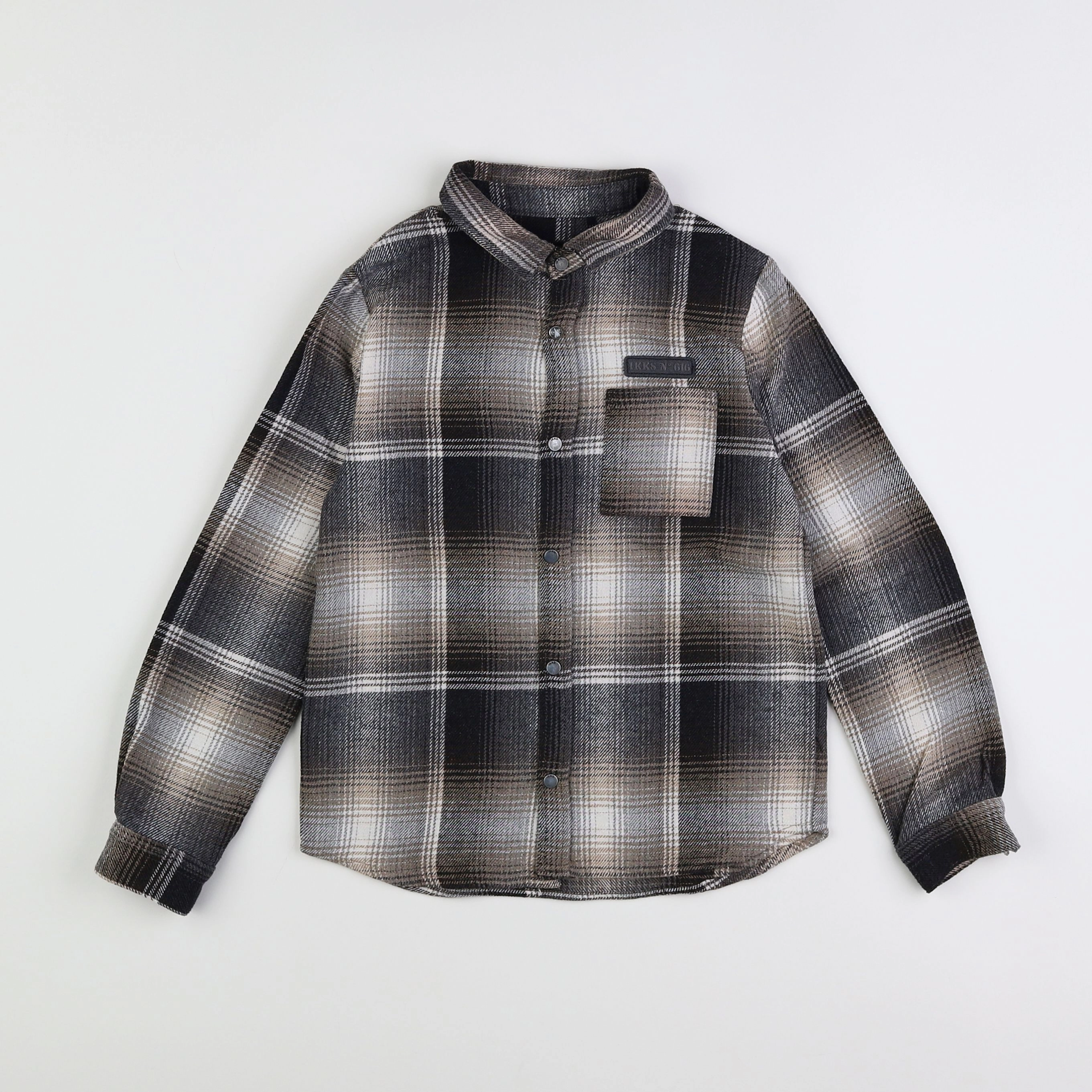 IKKS - chemise gris - 8 ans
