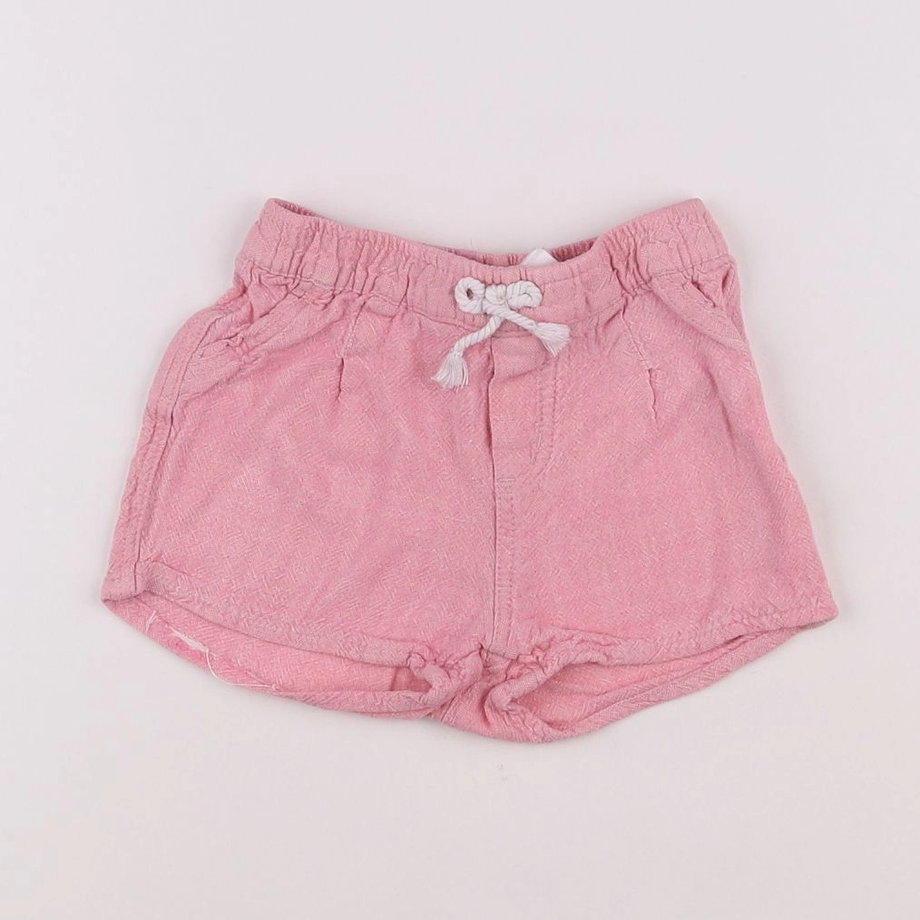 H&M - short rose - 18 mois à 2 ans